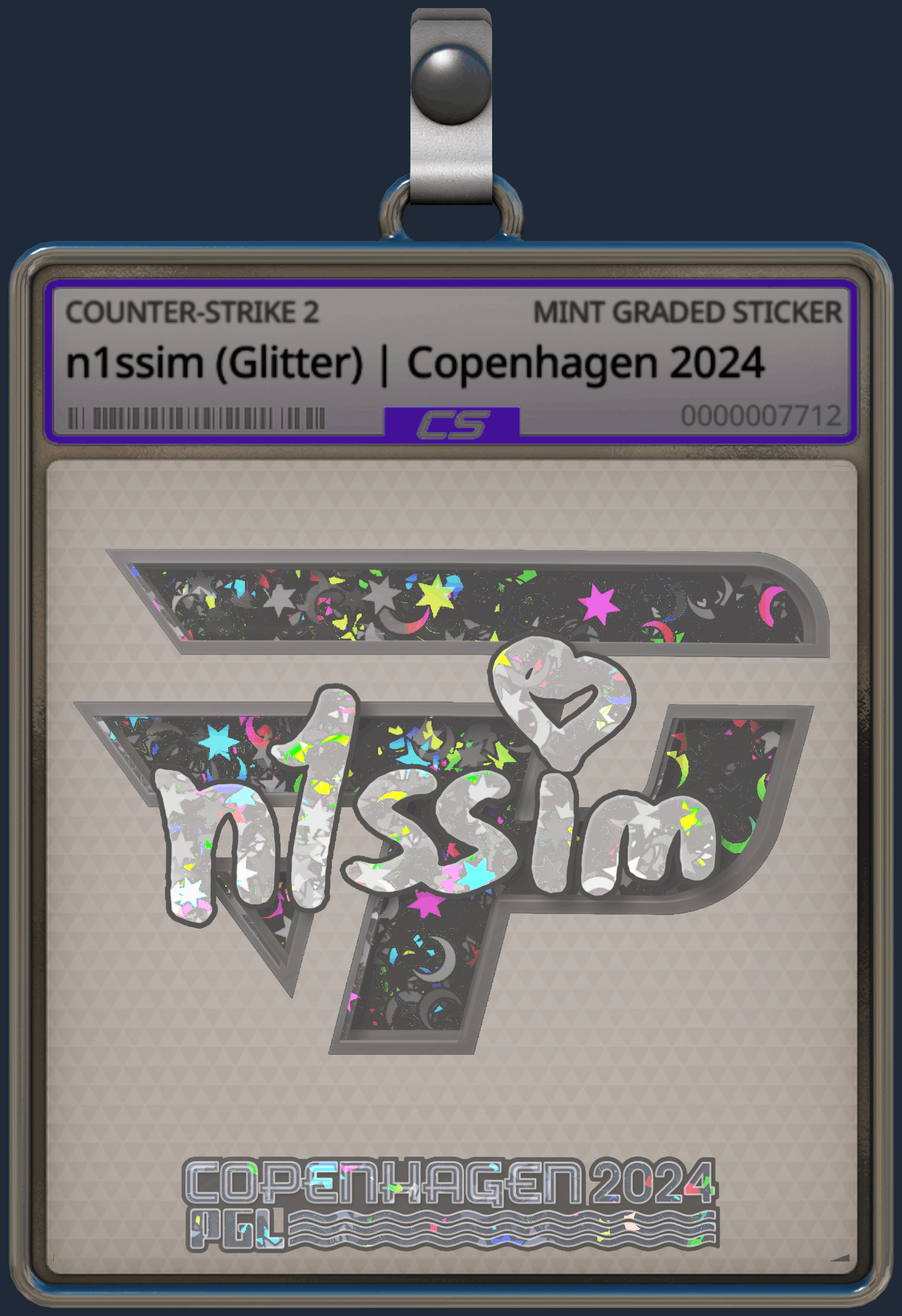 Sticker | n1ssim (Glitter) | Copenhagen 2024 Image