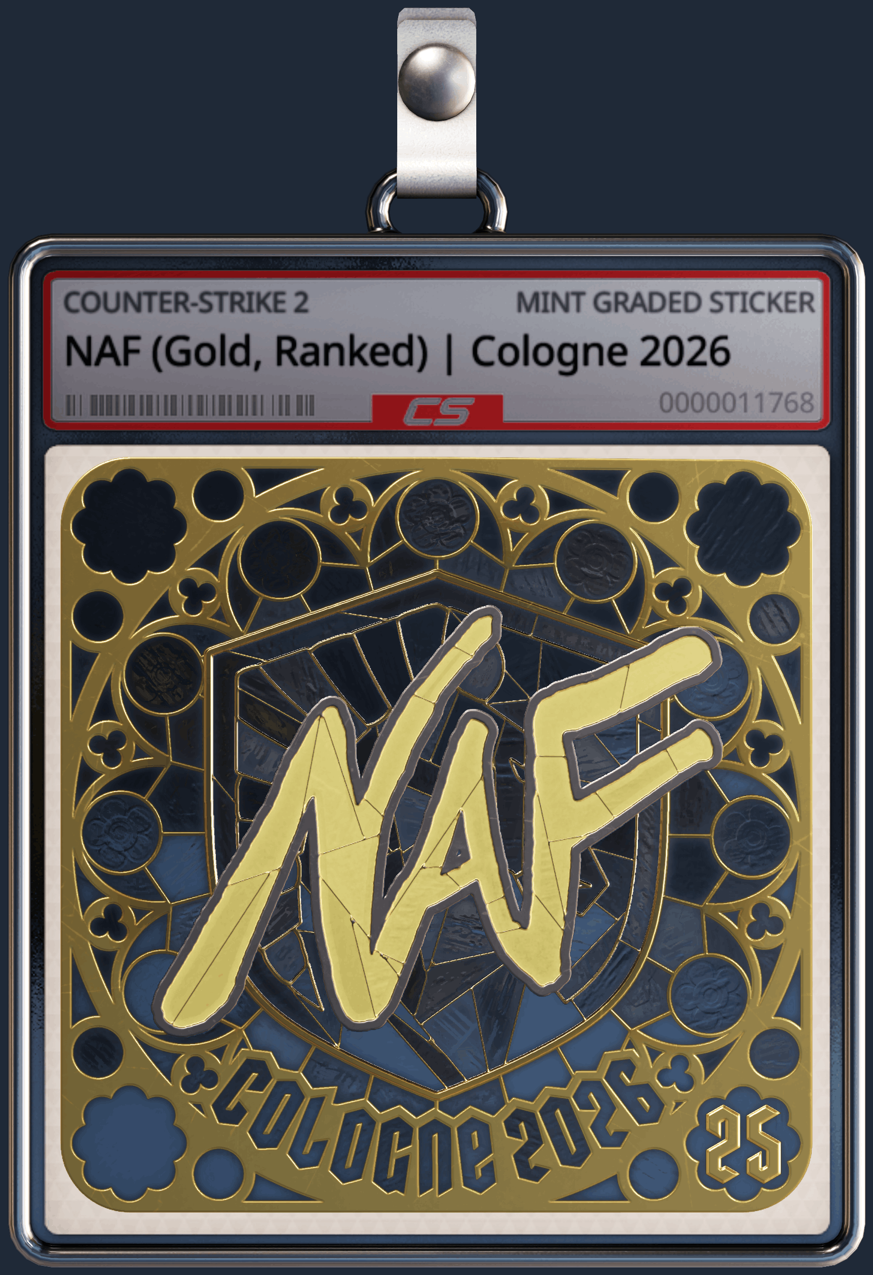 Sticker | NAF (Gold, Ranked) | Cologne 2026 Image