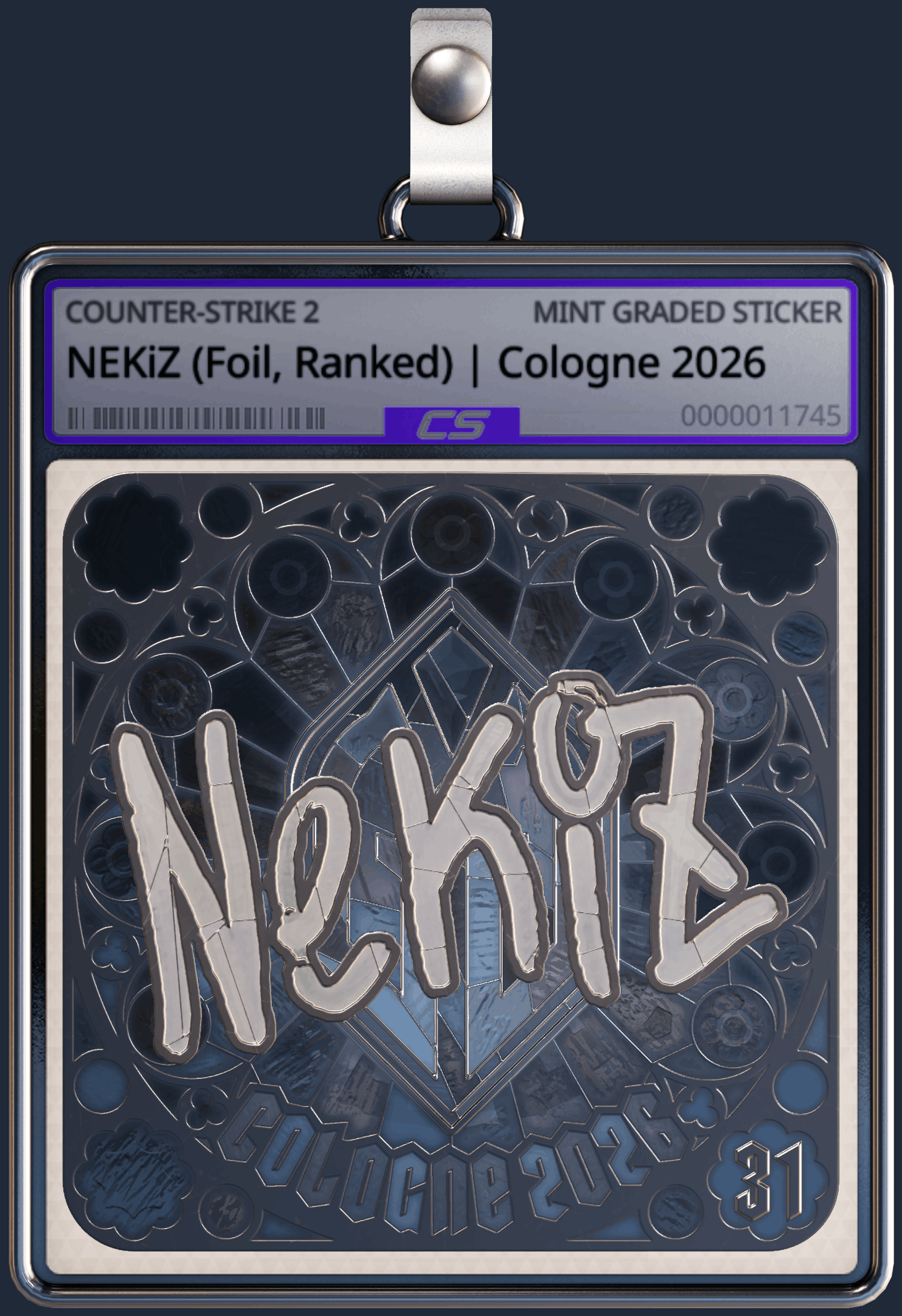 Sticker | NEKiZ (Foil, Ranked) | Cologne 2026 Image
