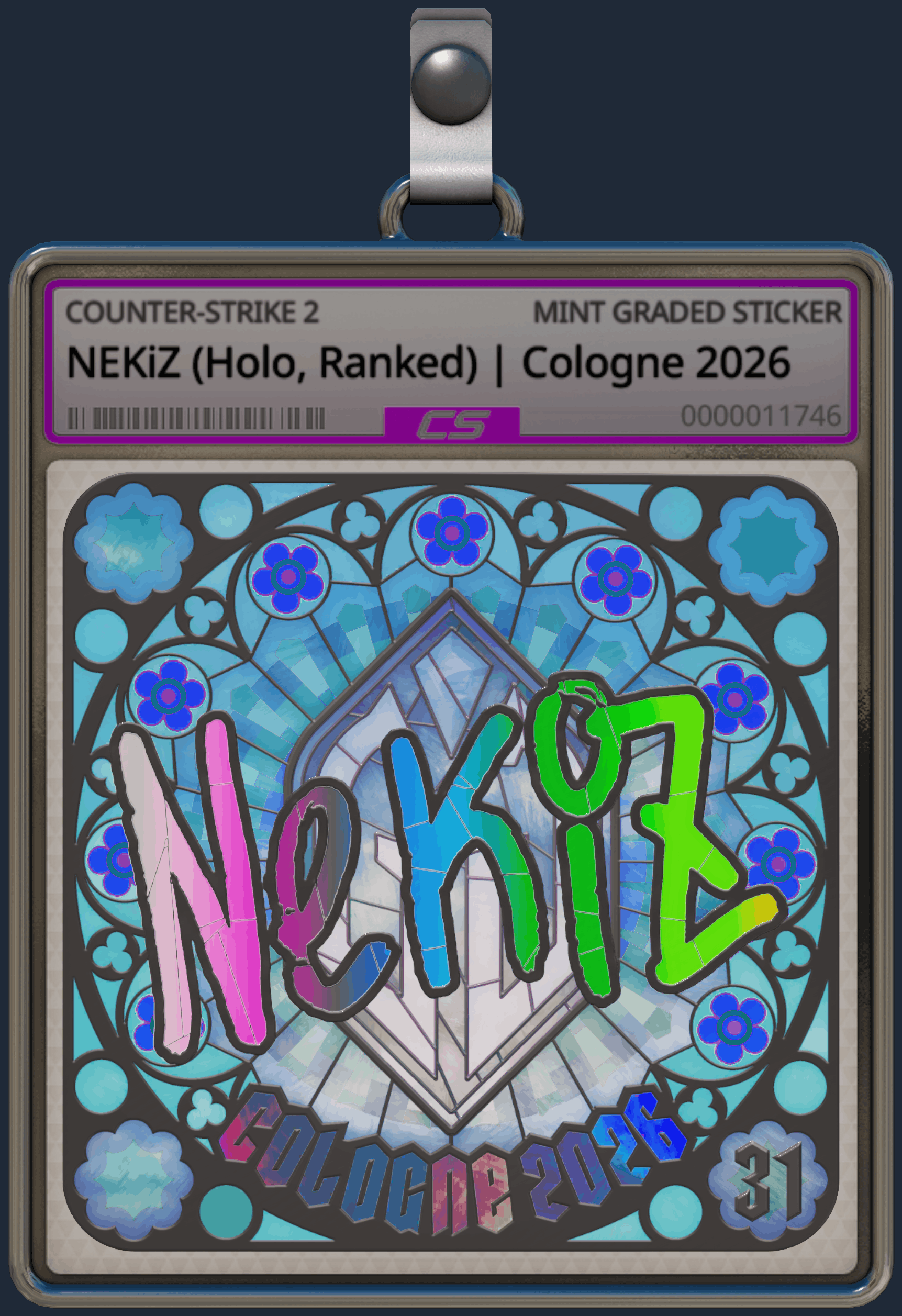 Sticker | NEKiZ (Holo, Ranked) | Cologne 2026 Image