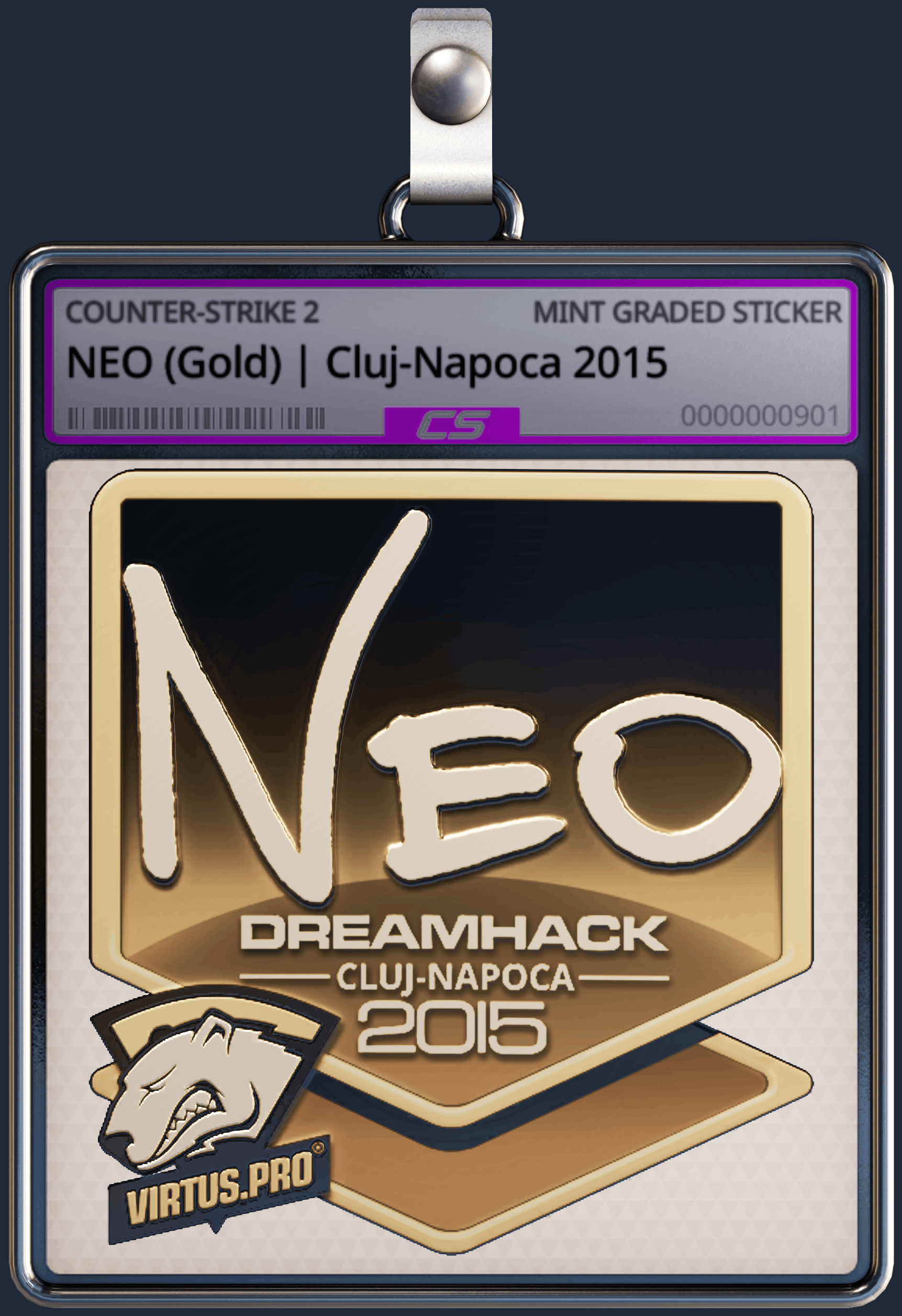 Sticker | NEO (Gold) | Cluj-Napoca 2015 Image