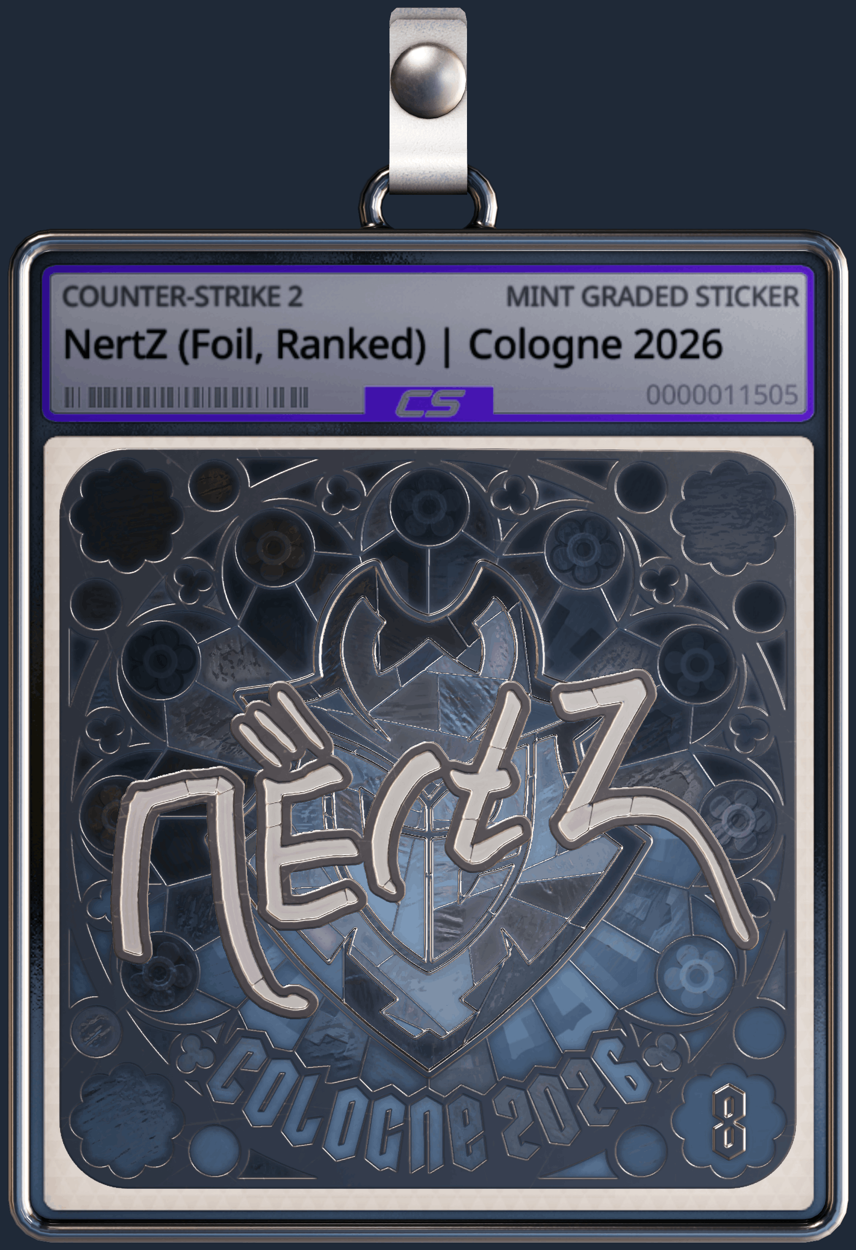 Sticker | NertZ (Foil, Ranked) | Cologne 2026 Image