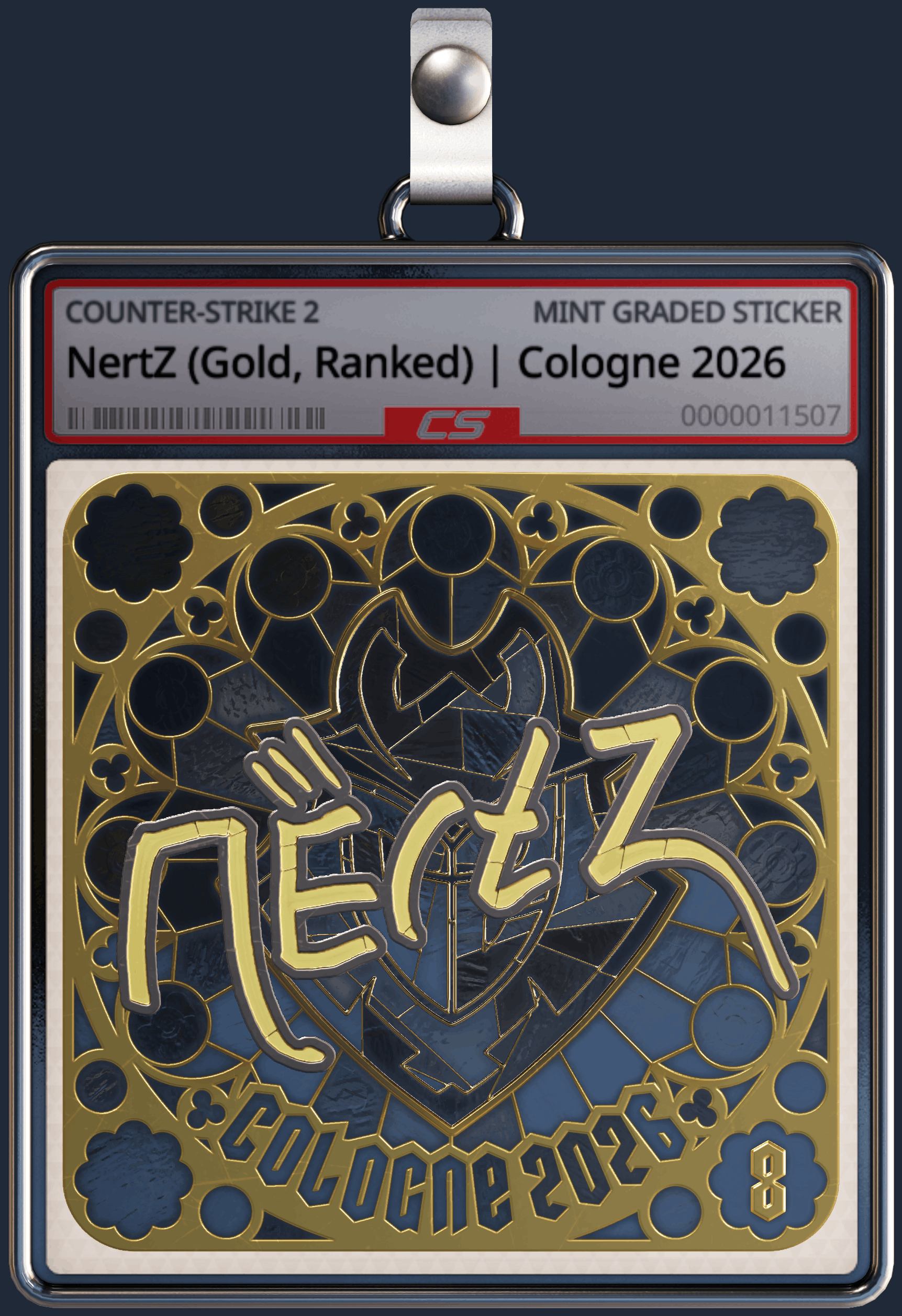 Sticker | NertZ (Gold, Ranked) | Cologne 2026 Image