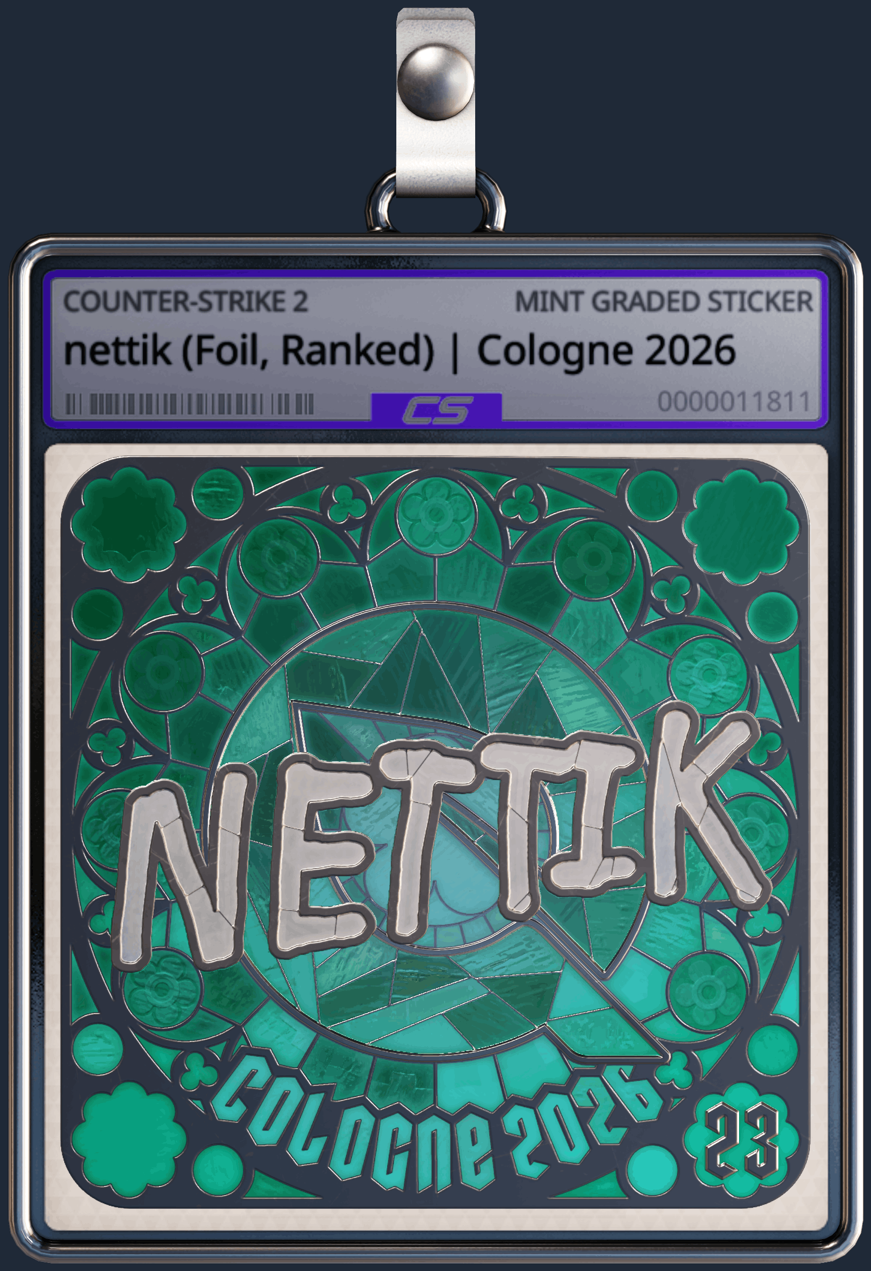 Sticker | nettik (Foil, Ranked) | Cologne 2026 Image