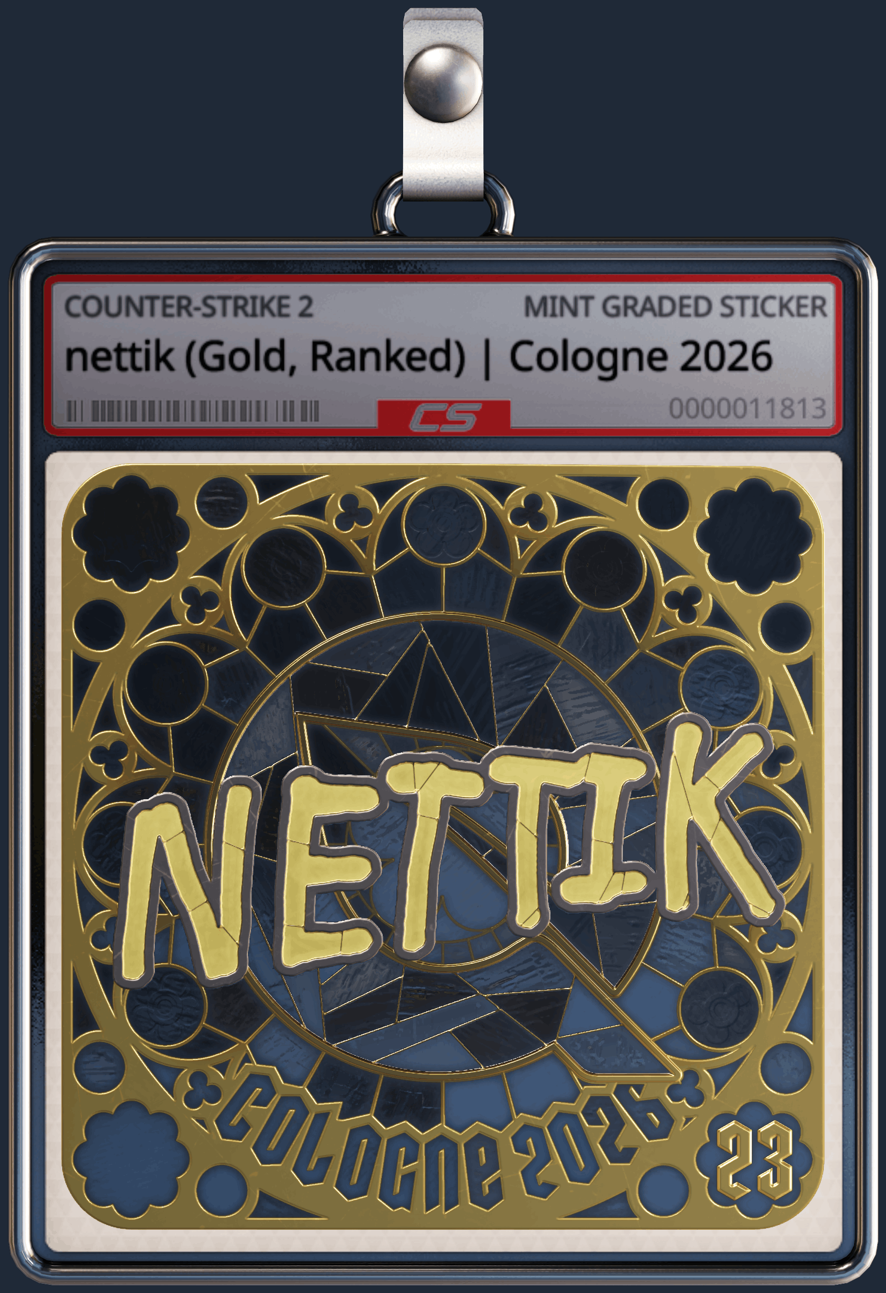 Sticker | nettik (Gold, Ranked) | Cologne 2026 Image