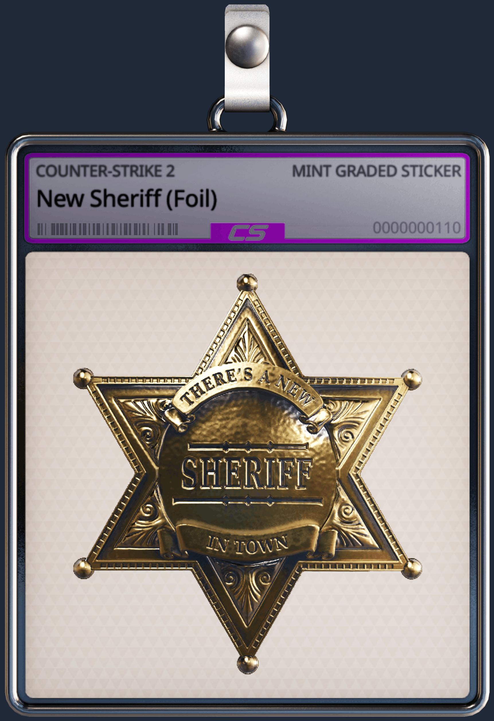 Sticker | New Sheriff (Foil) Image