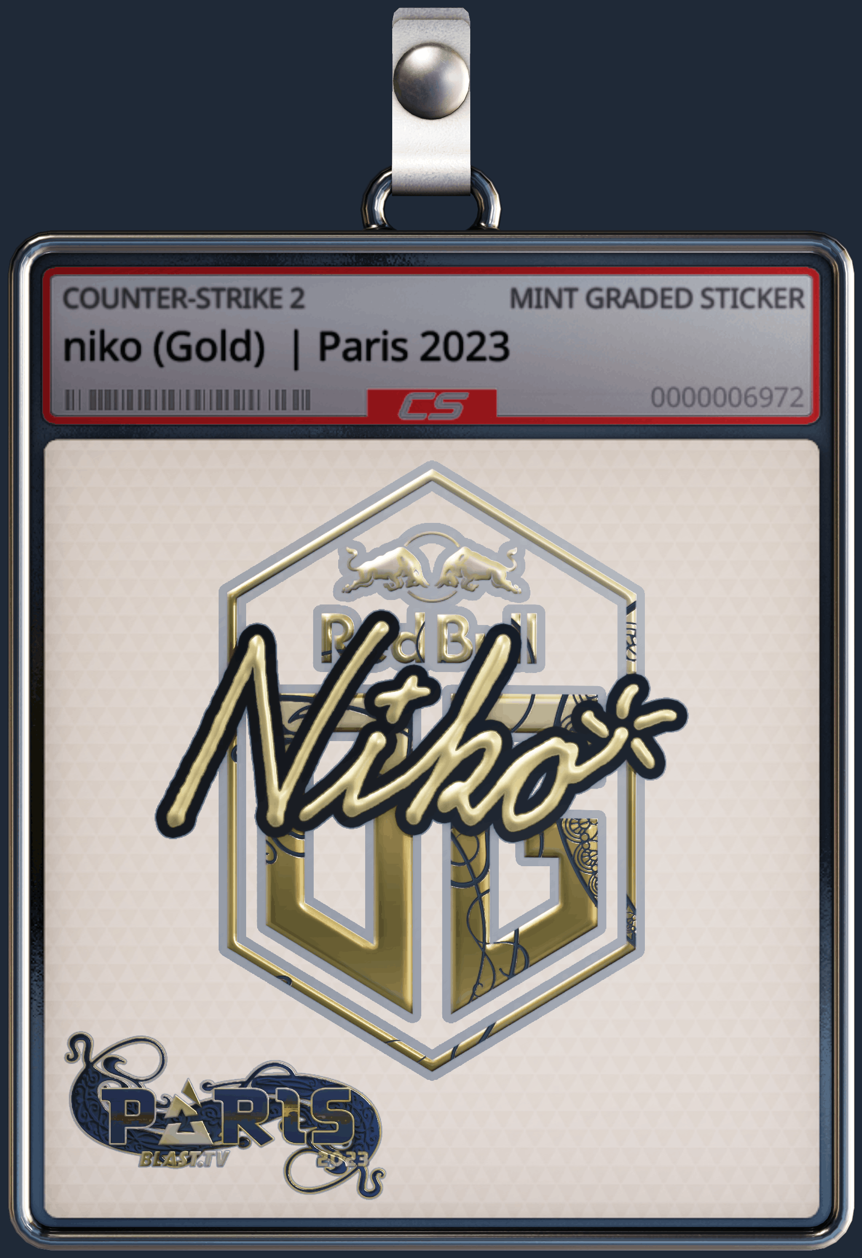 Sticker | niko (Gold)  | Paris 2023 Image