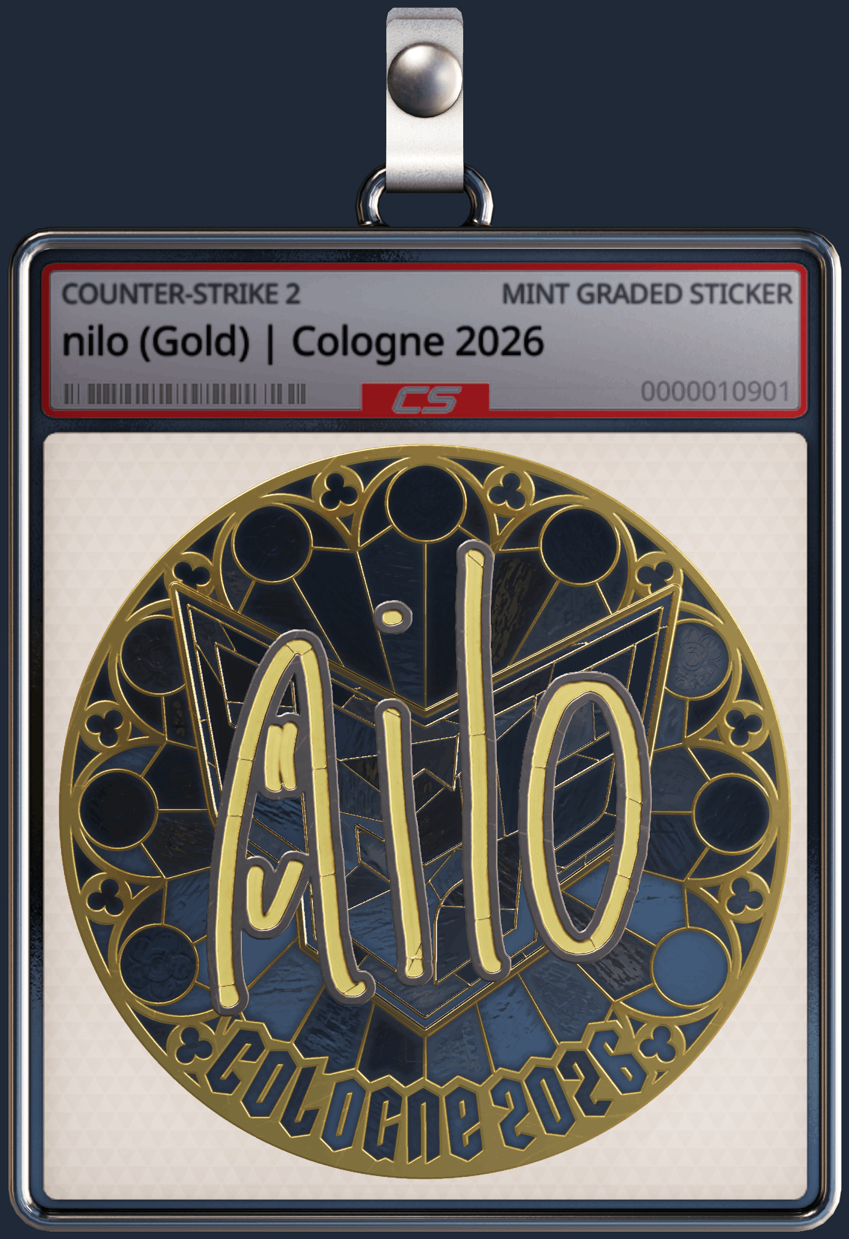 Sticker | nilo (Gold) | Cologne 2026 Image