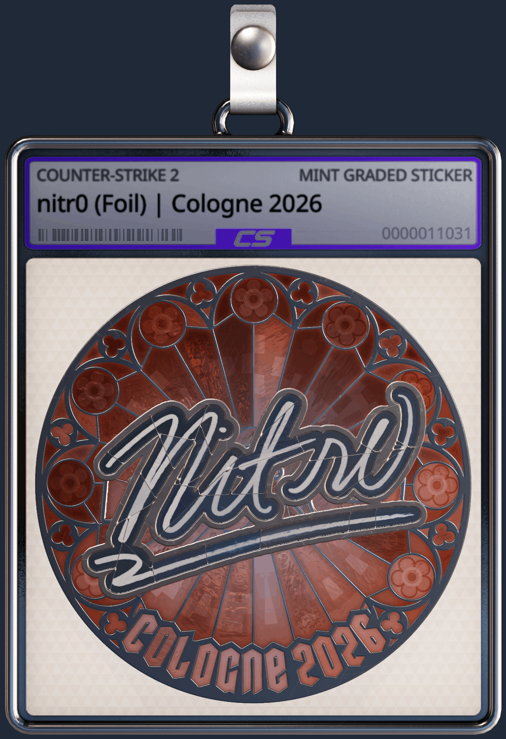 Sticker | nitr0 (Foil) | Cologne 2026 Image