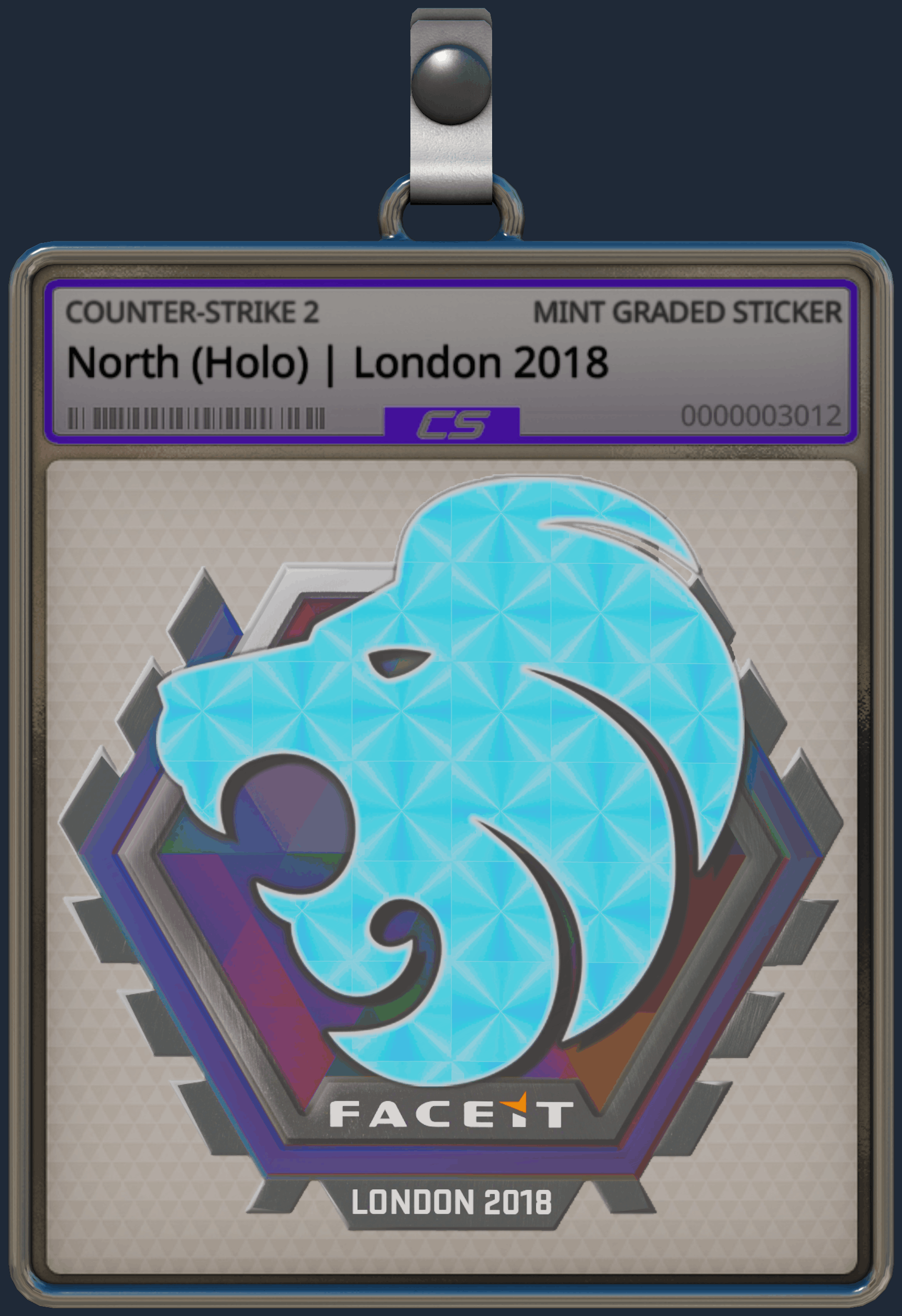 Sticker | North (Holo) | London 2018 Image