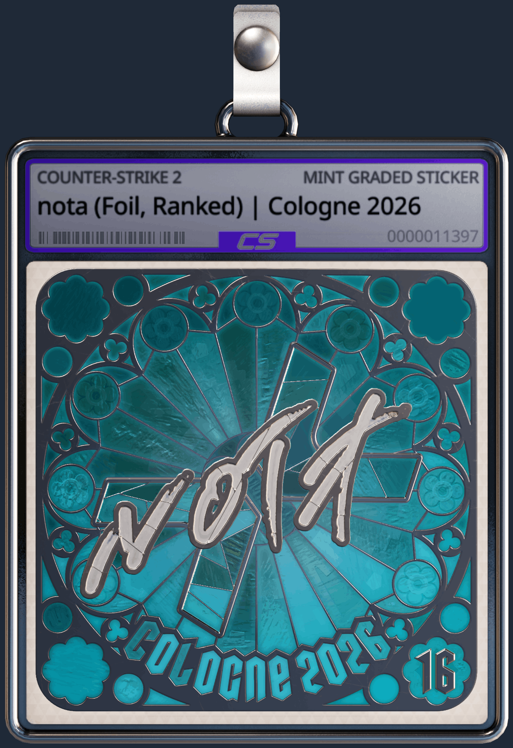 Sticker | nota (Foil, Ranked) | Cologne 2026 Image
