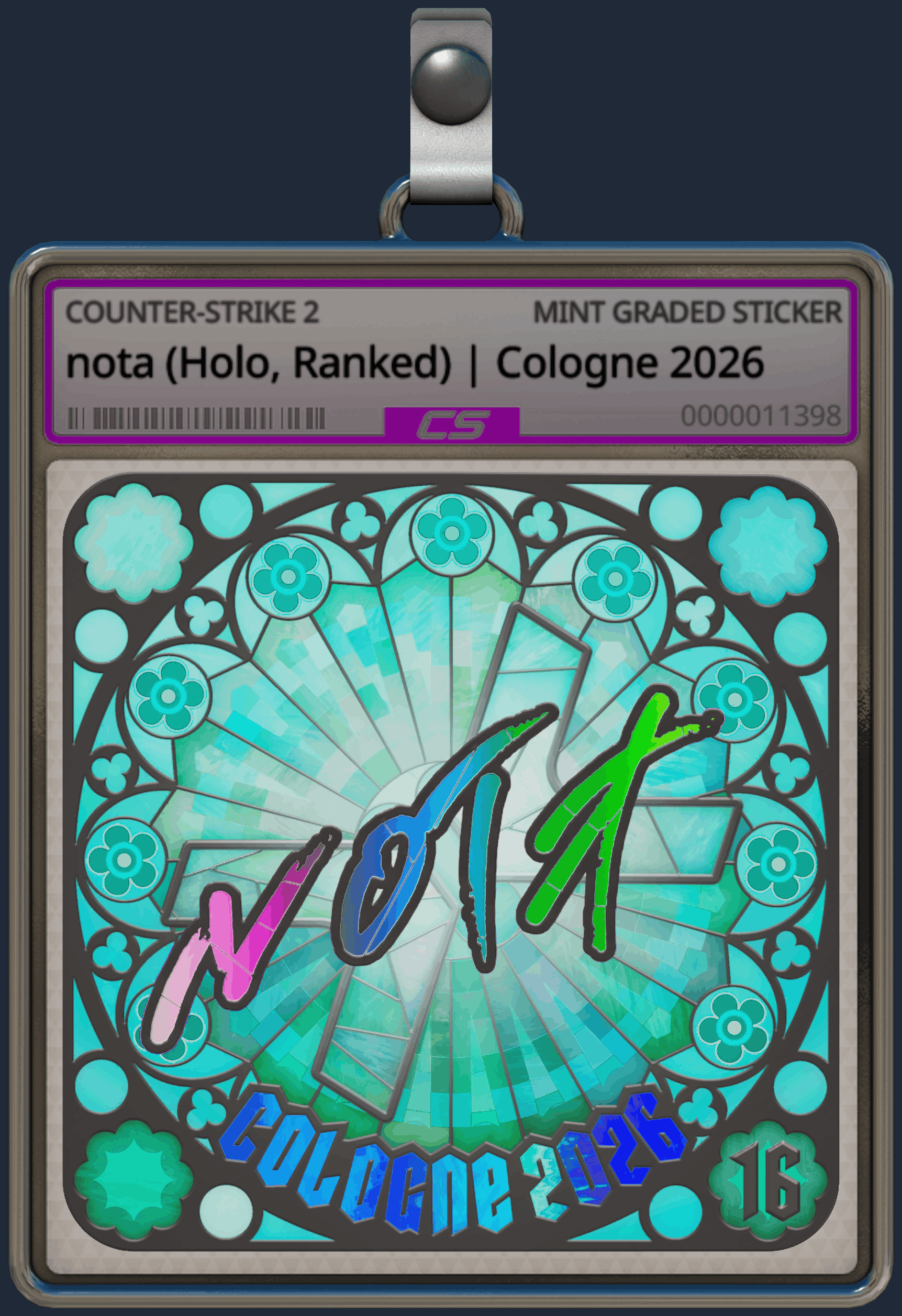 Sticker | nota (Holo, Ranked) | Cologne 2026 Image