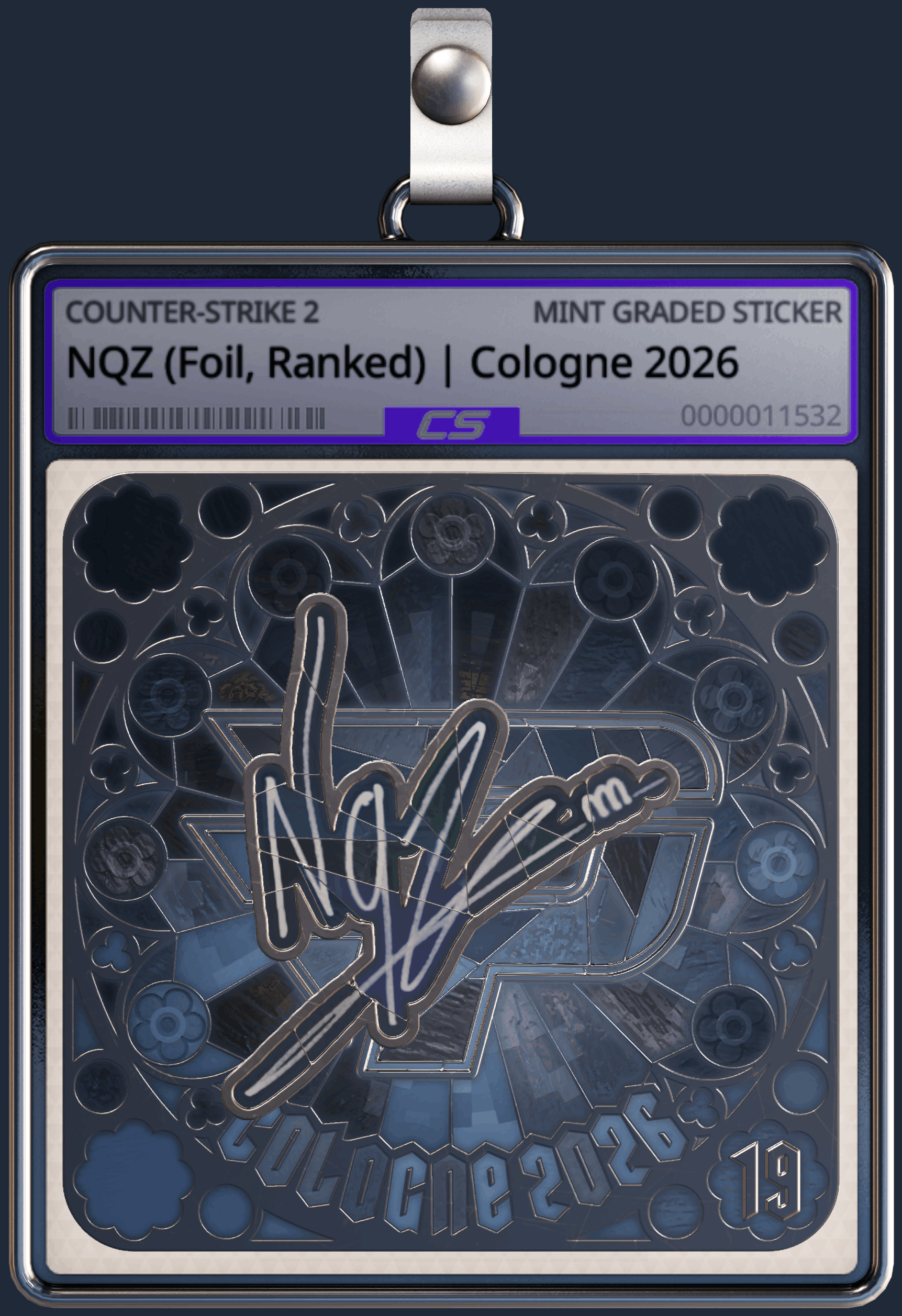 Sticker | NQZ (Foil, Ranked) | Cologne 2026 Image