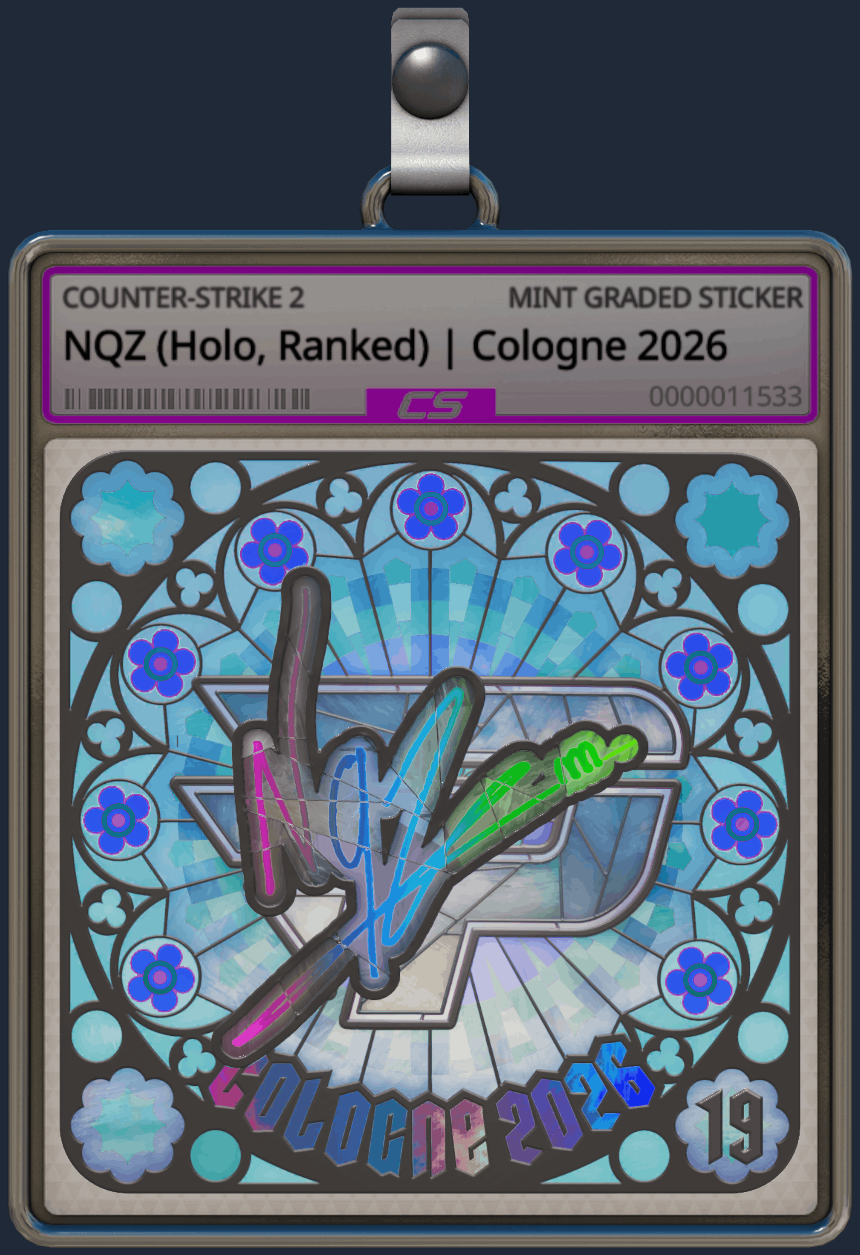 Sticker | NQZ (Holo, Ranked) | Cologne 2026 Image