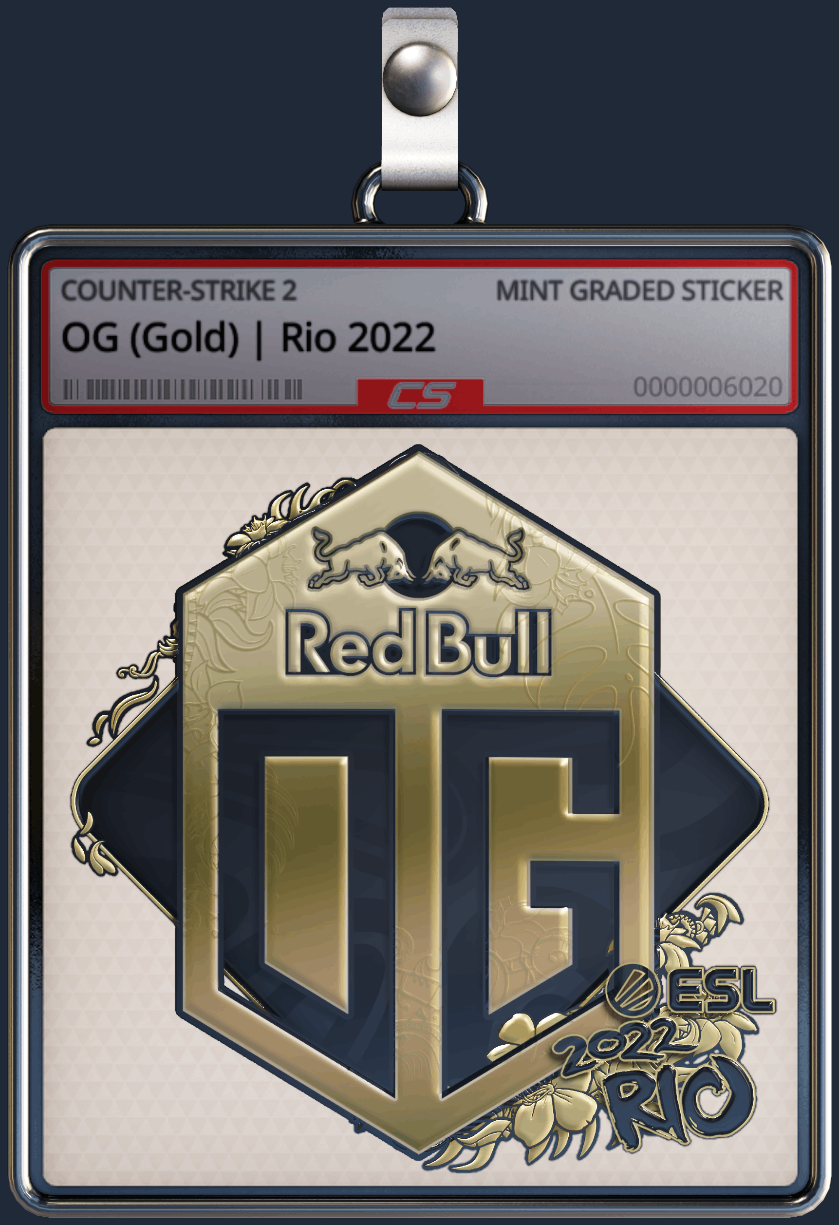 Sticker | OG (Gold) | Rio 2022 Image