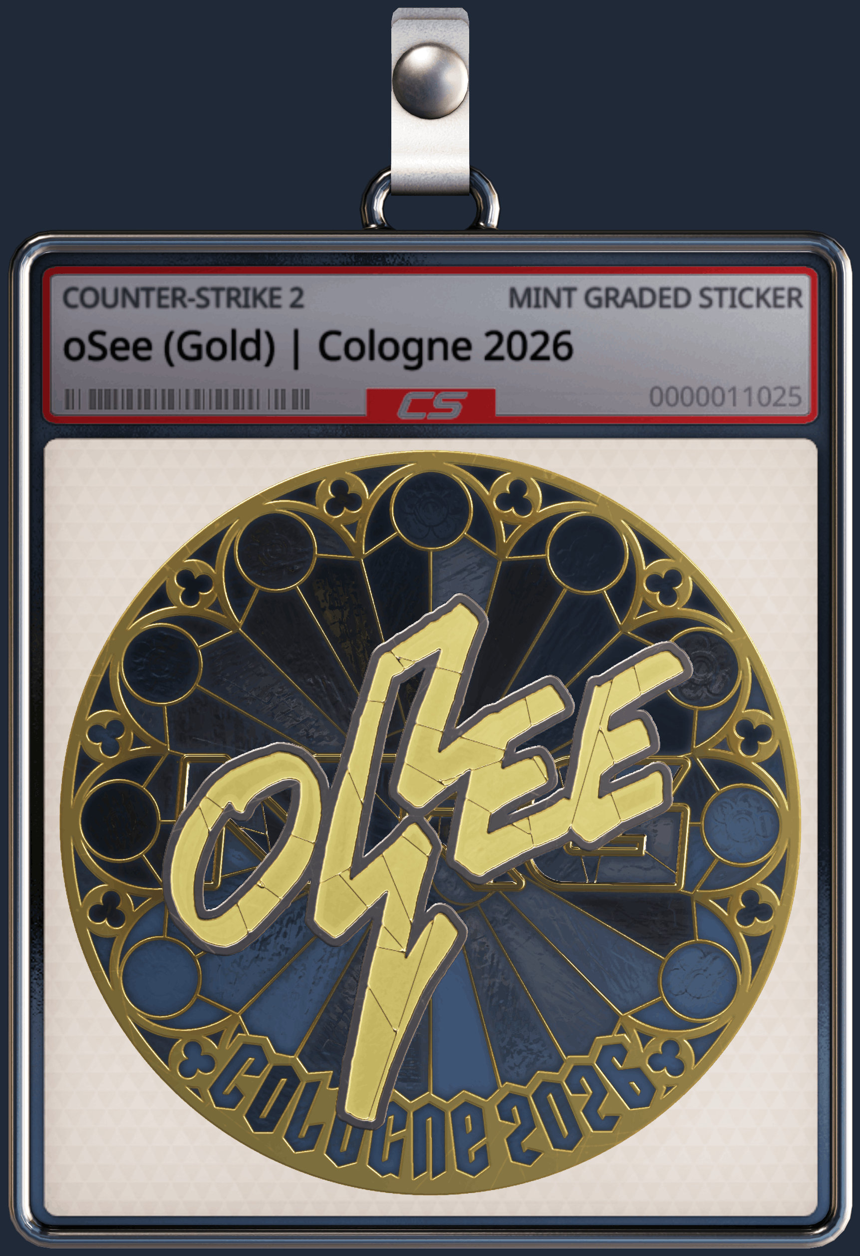 Sticker | oSee (Gold) | Cologne 2026 Image