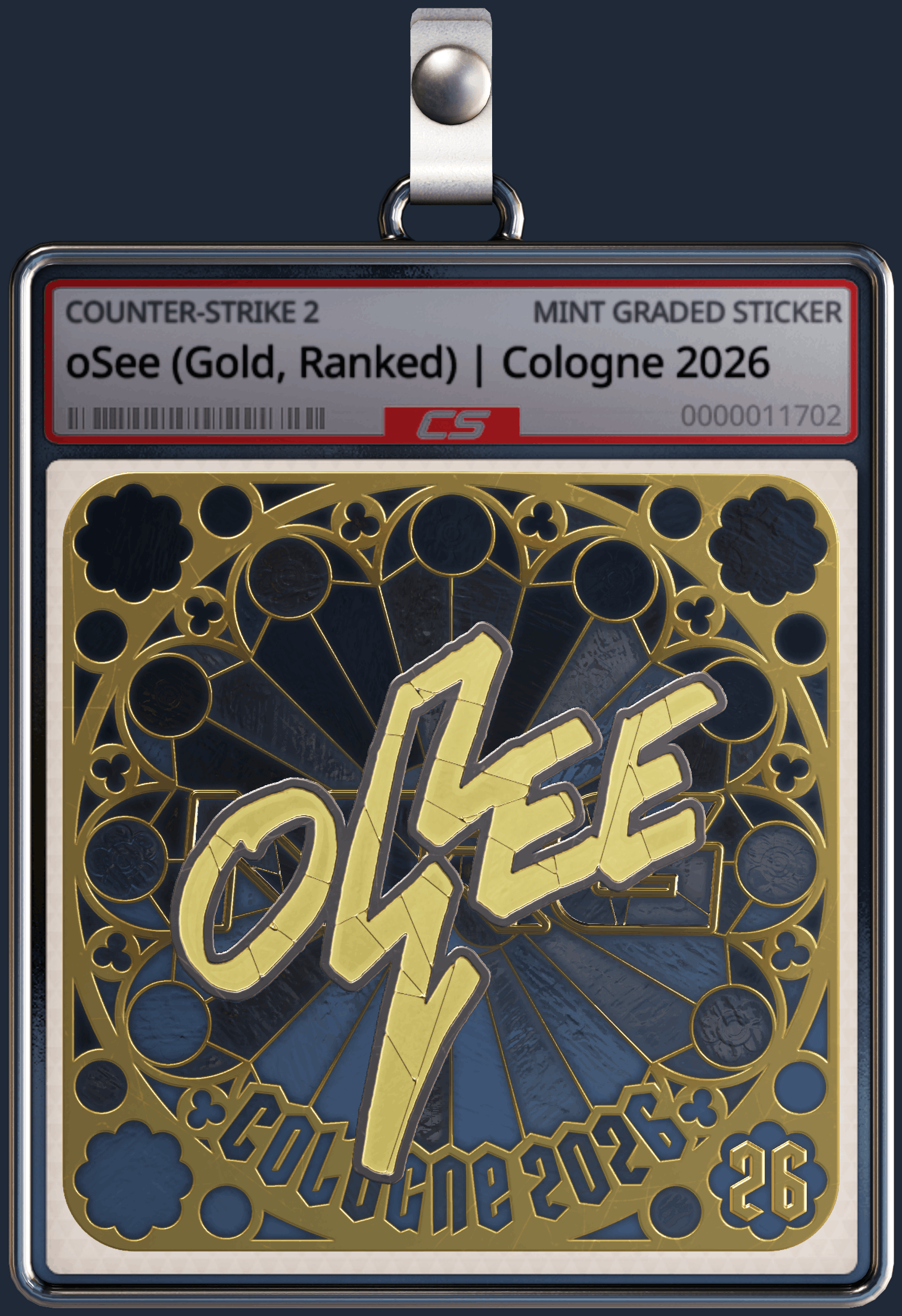 Sticker | oSee (Gold, Ranked) | Cologne 2026 Image