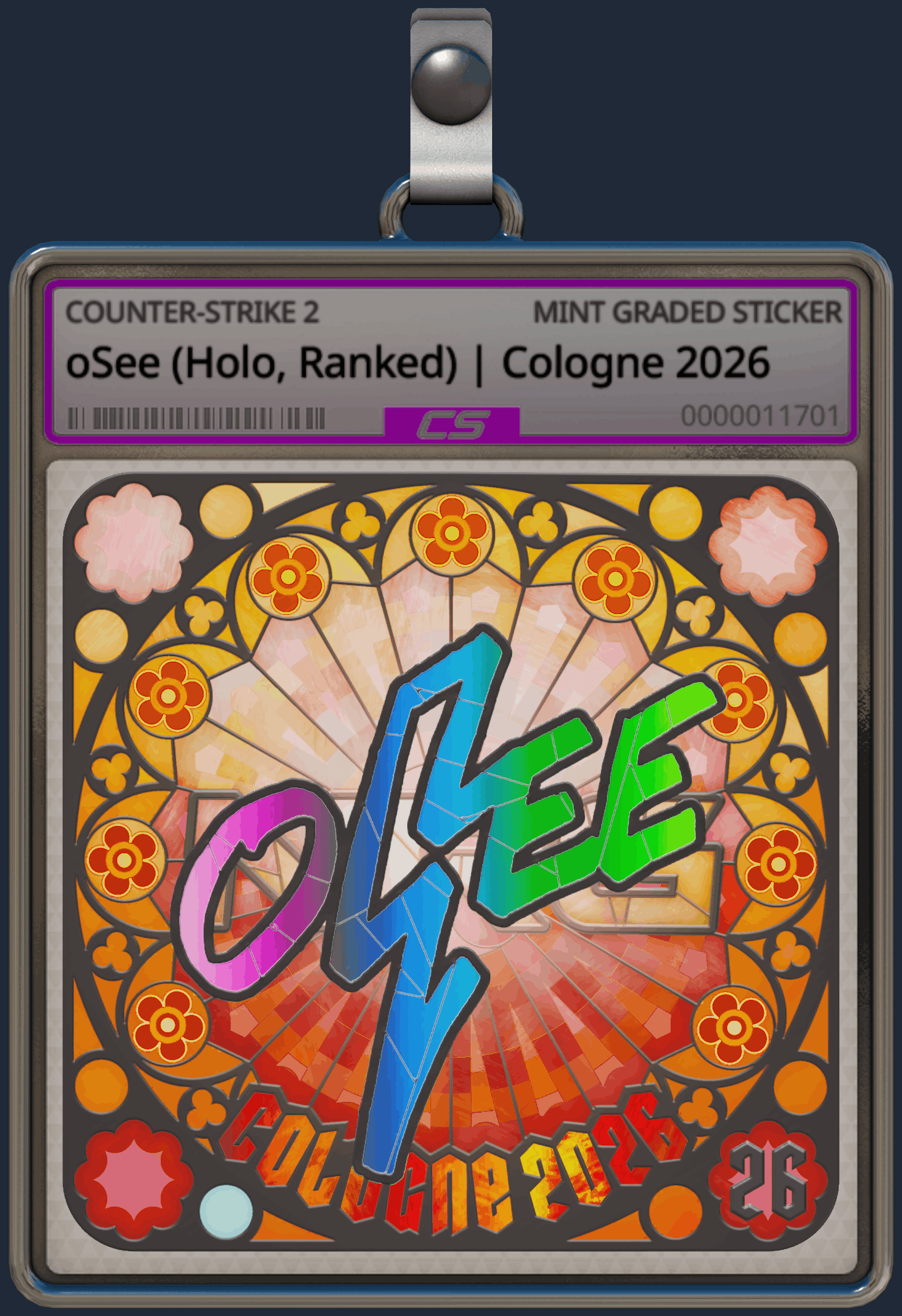 Sticker | oSee (Holo, Ranked) | Cologne 2026 Image