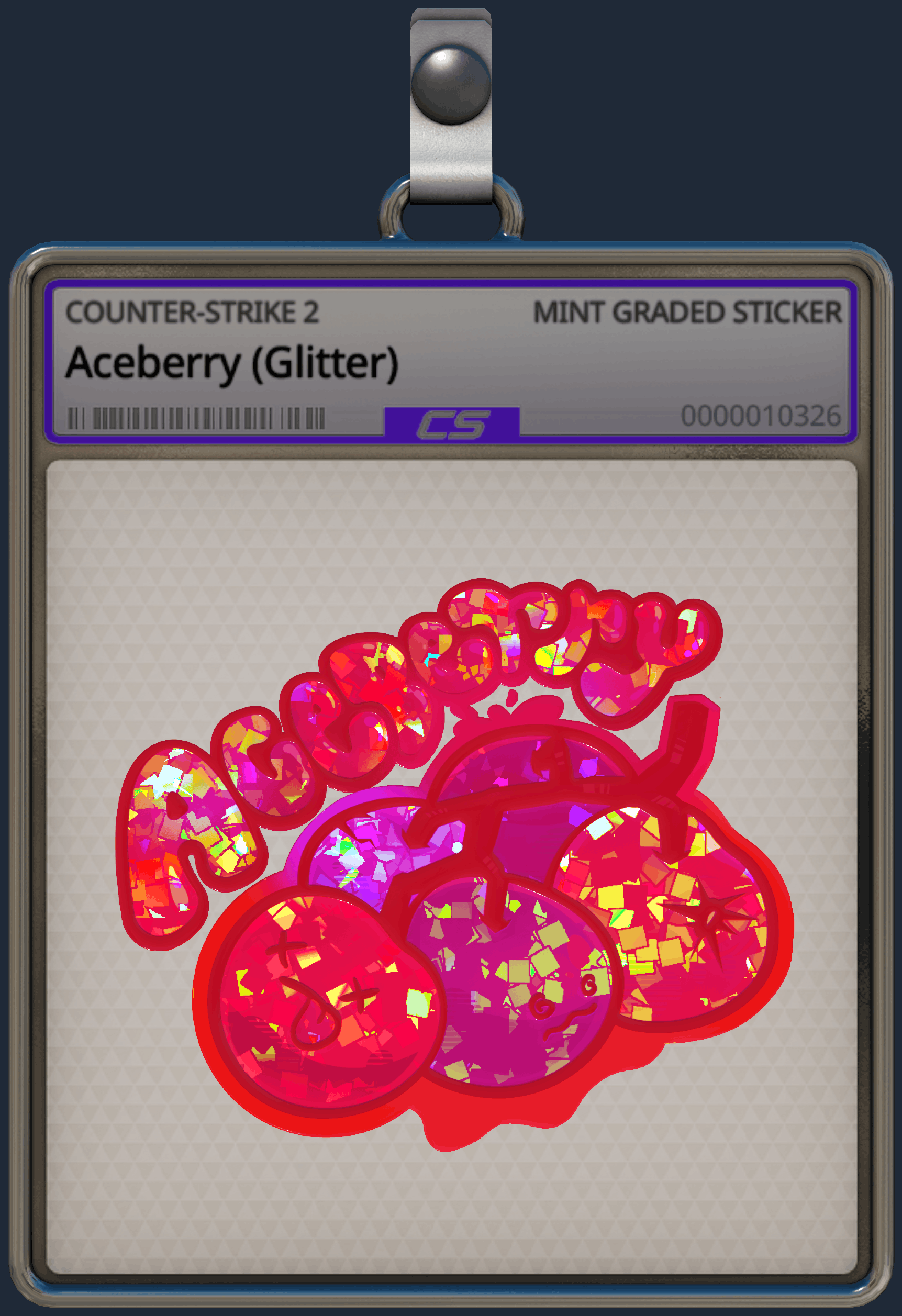 Sticker | Aceberry (Glitter) Image