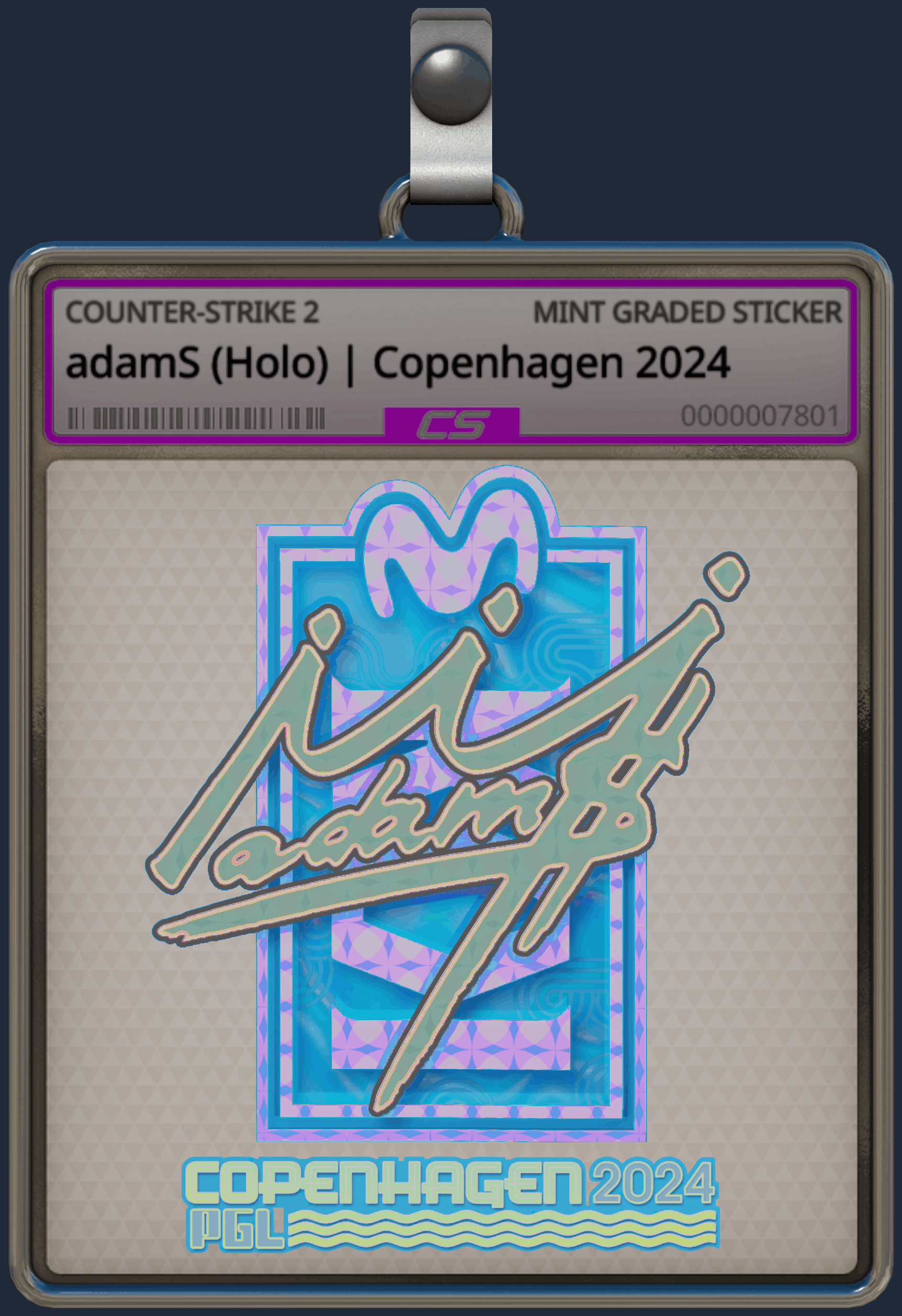 Sticker | adamS (Holo) | Copenhagen 2024 Image