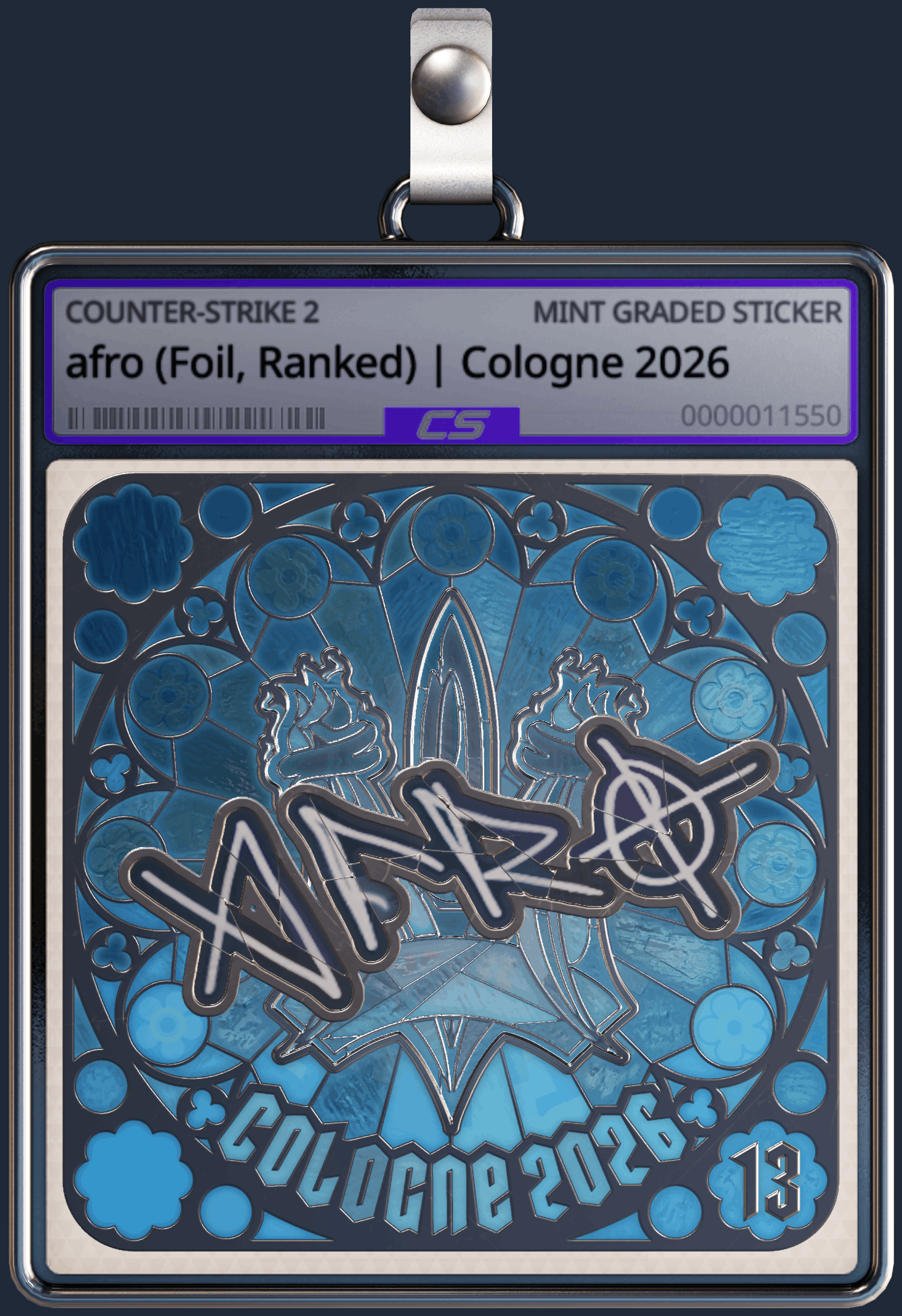 Sticker | afro (Foil, Ranked) | Cologne 2026 Image