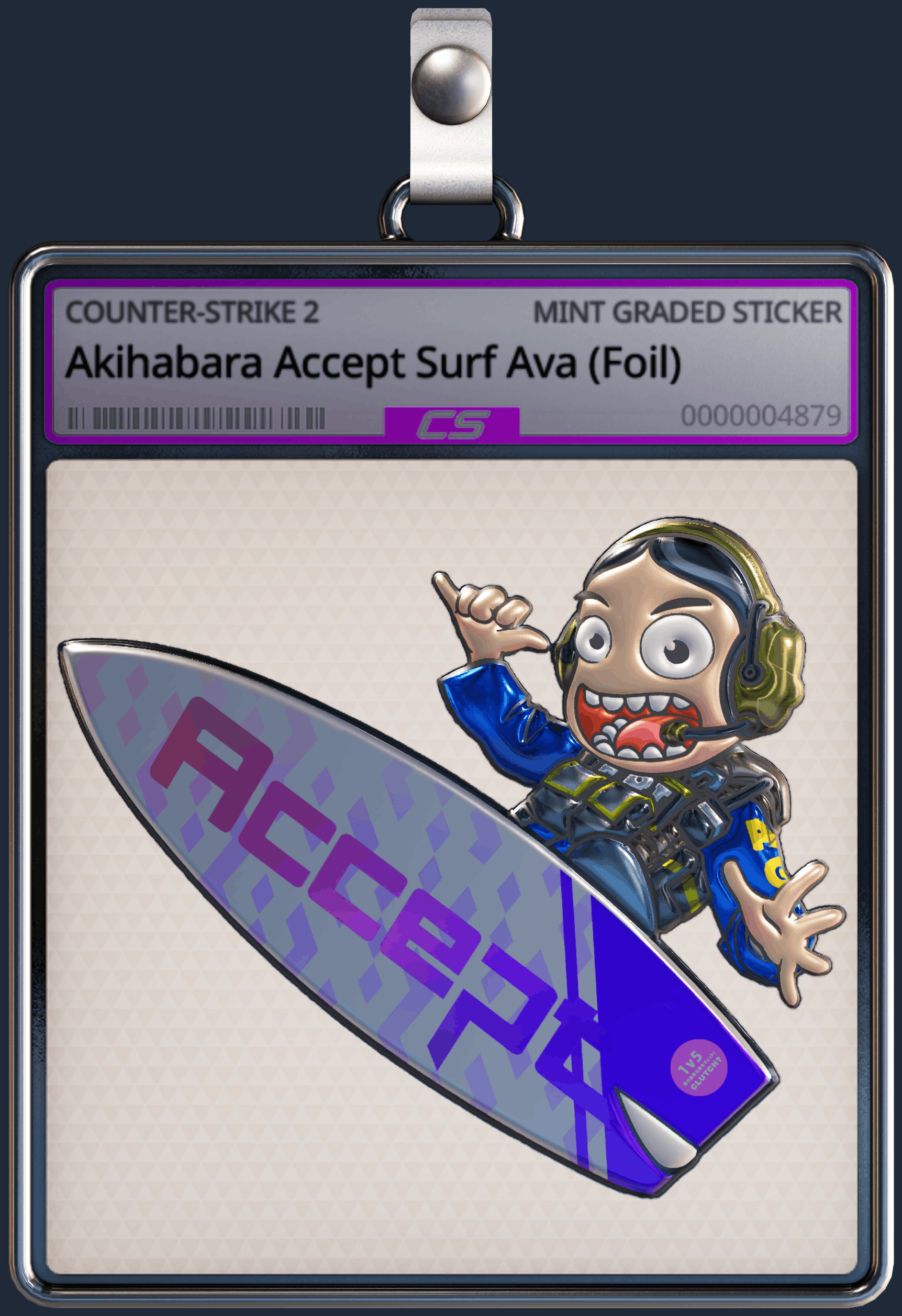 Sticker | Akihabara Accept Surf Ava (Foil) Image
