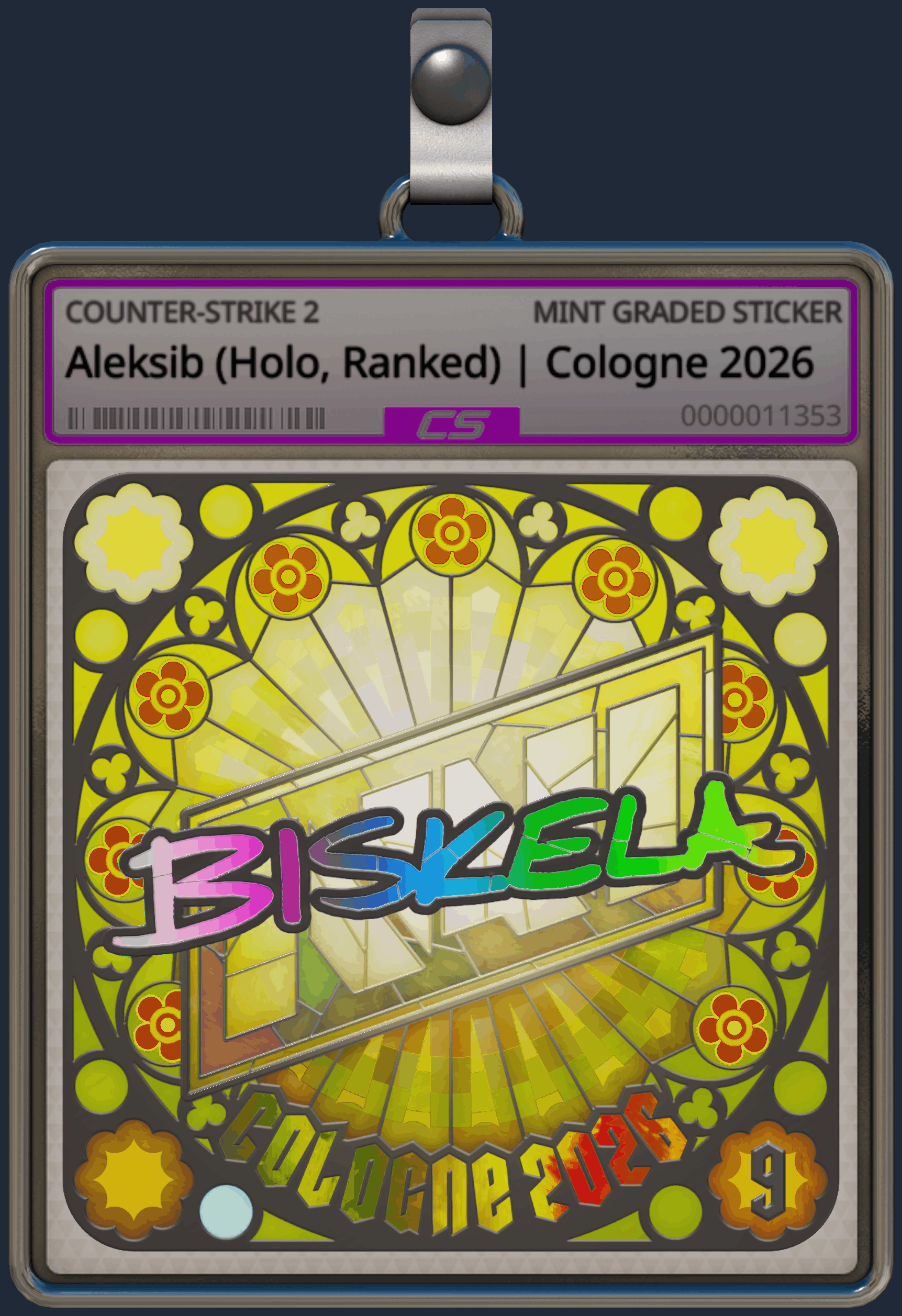 Sticker | Aleksib (Holo, Ranked) | Cologne 2026 Image