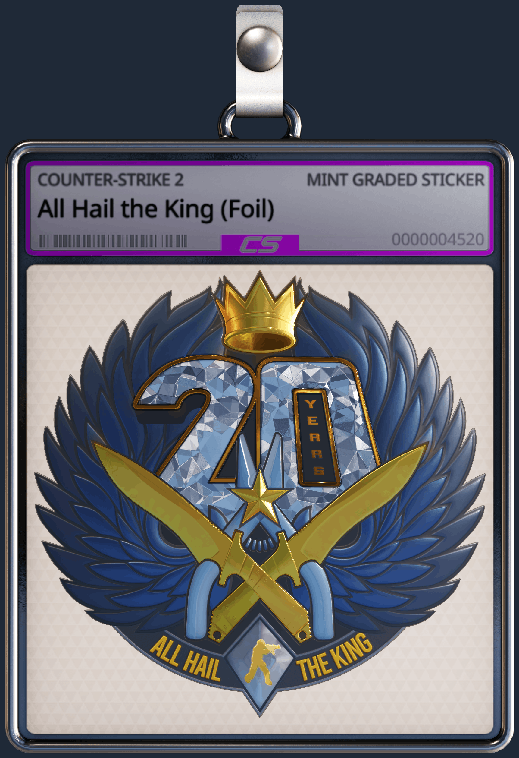 Sticker | All Hail the King (Foil) Image