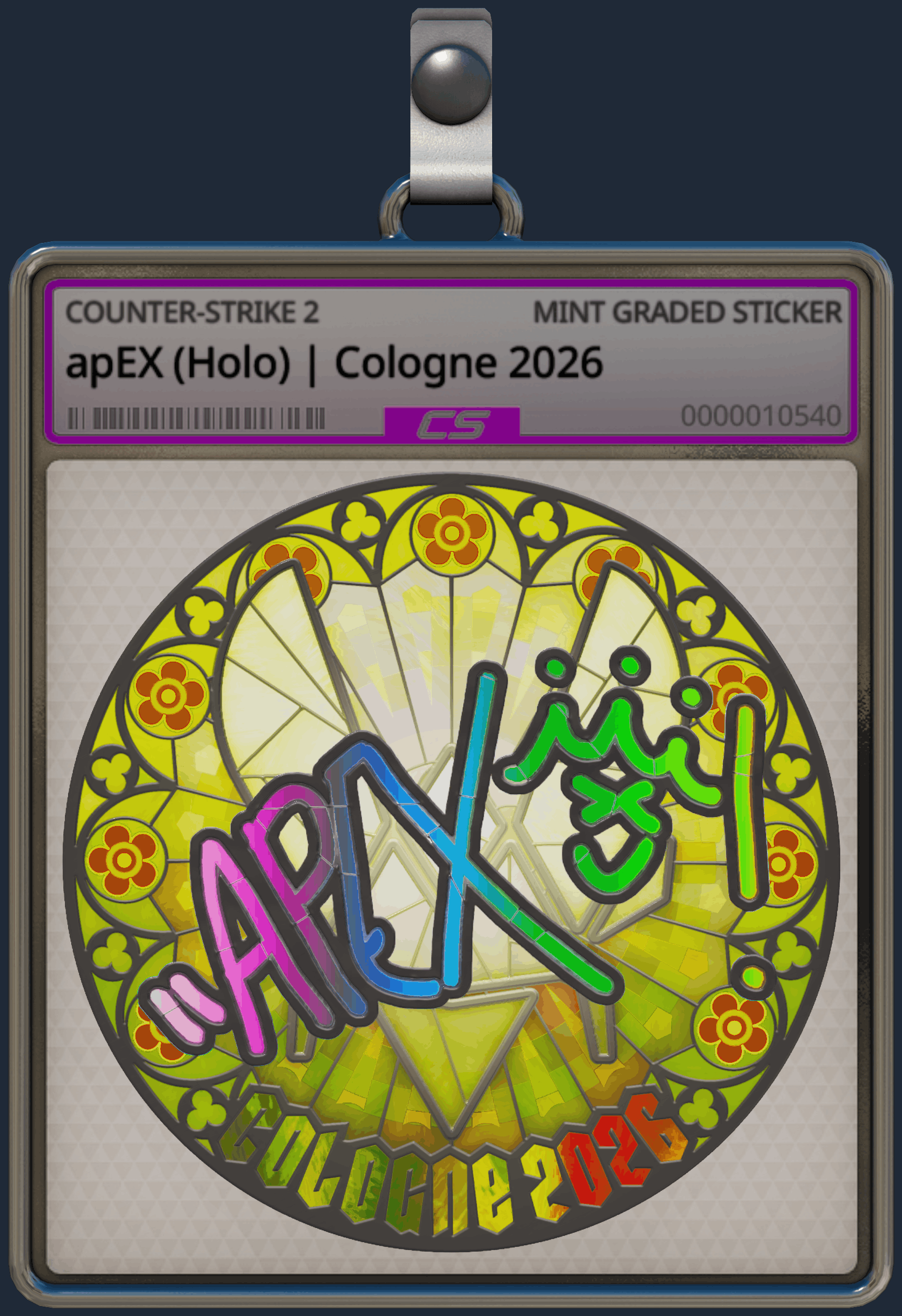 Sticker | apEX (Holo) | Cologne 2026 Image