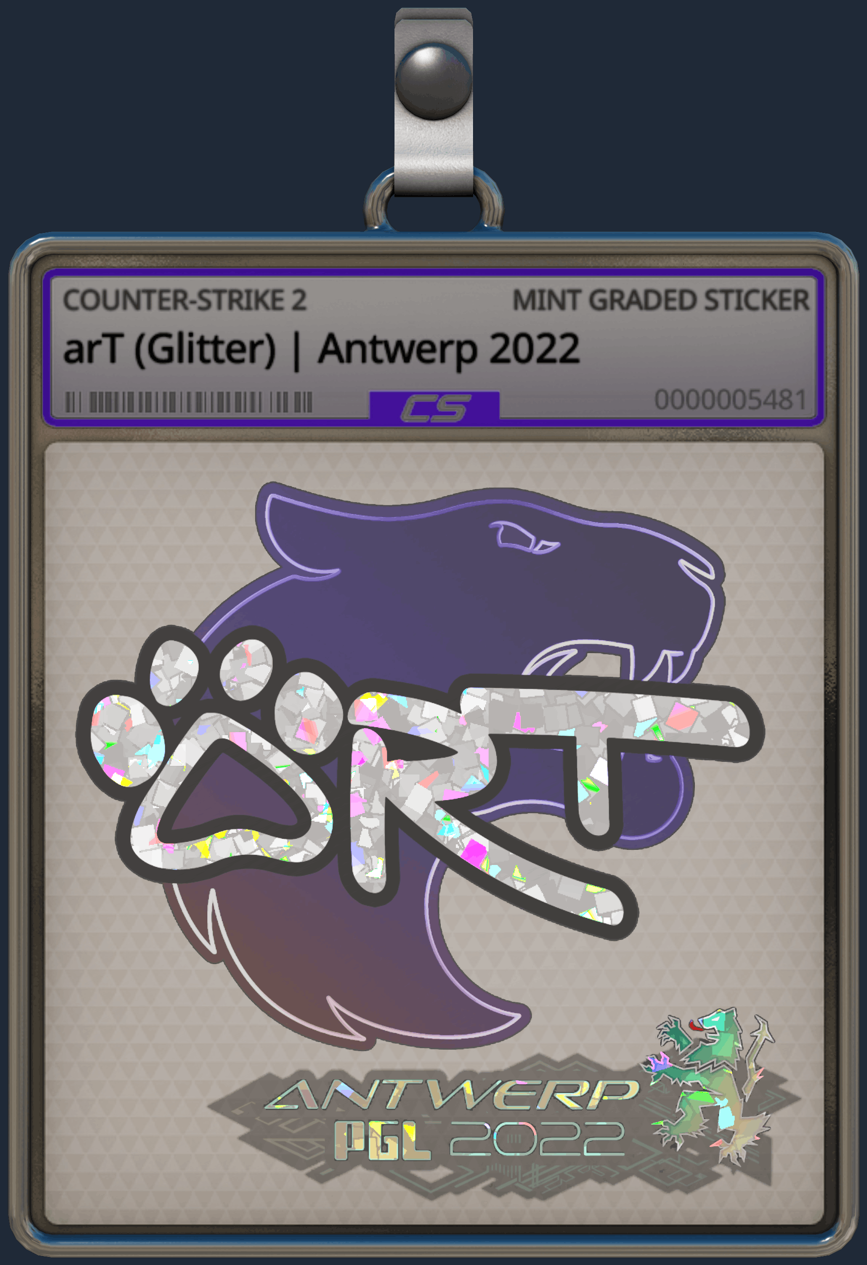 Sticker | arT (Glitter) | Antwerp 2022 Image