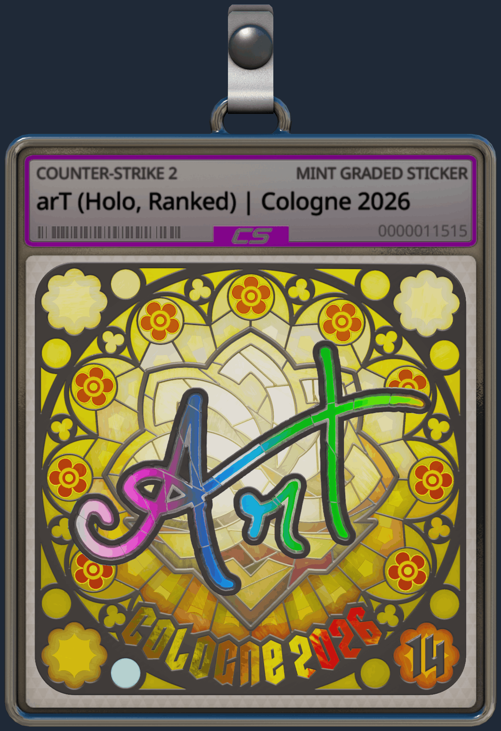 Sticker | arT (Holo, Ranked) | Cologne 2026 Image