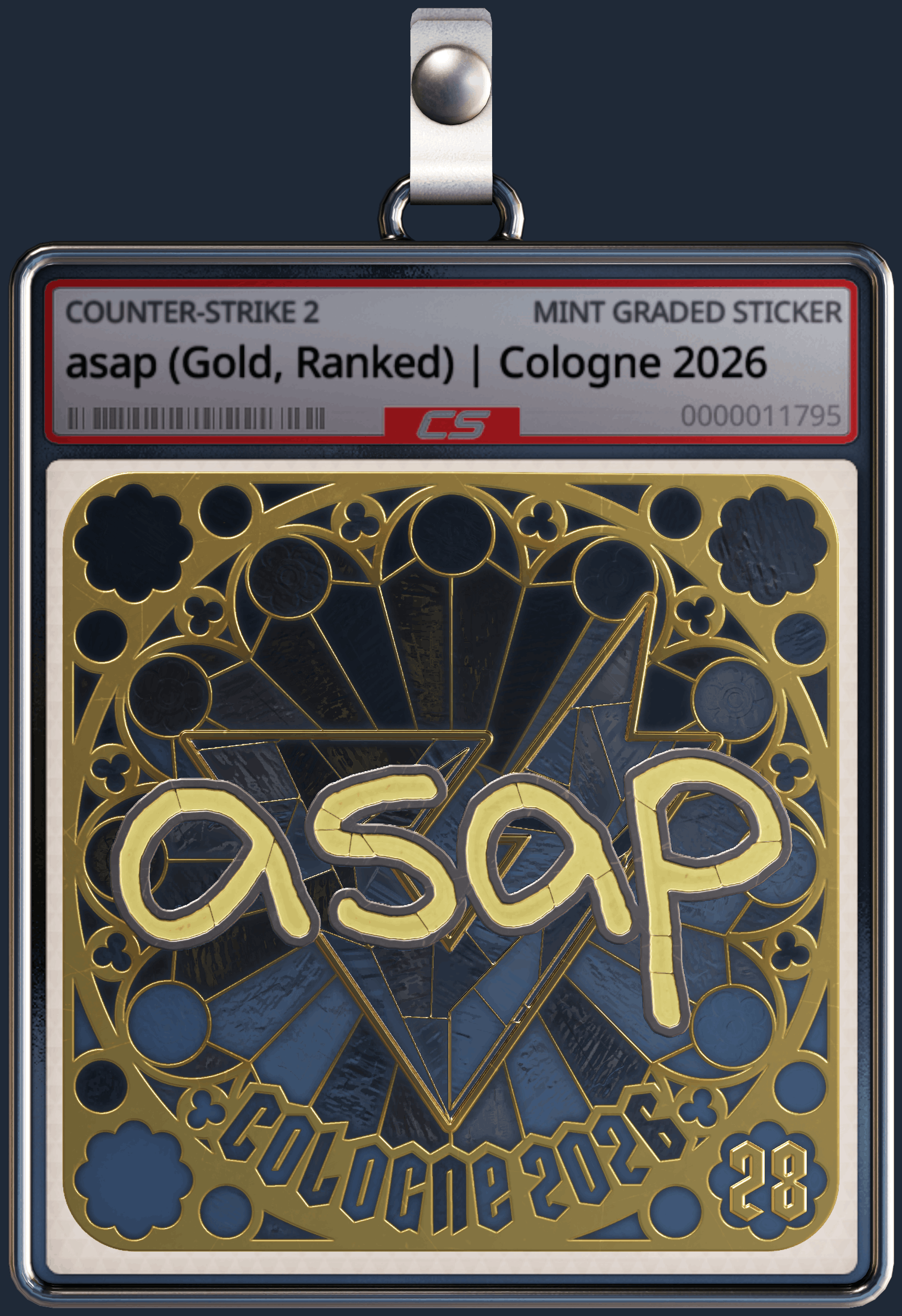 Sticker | asap (Gold, Ranked) | Cologne 2026 Image
