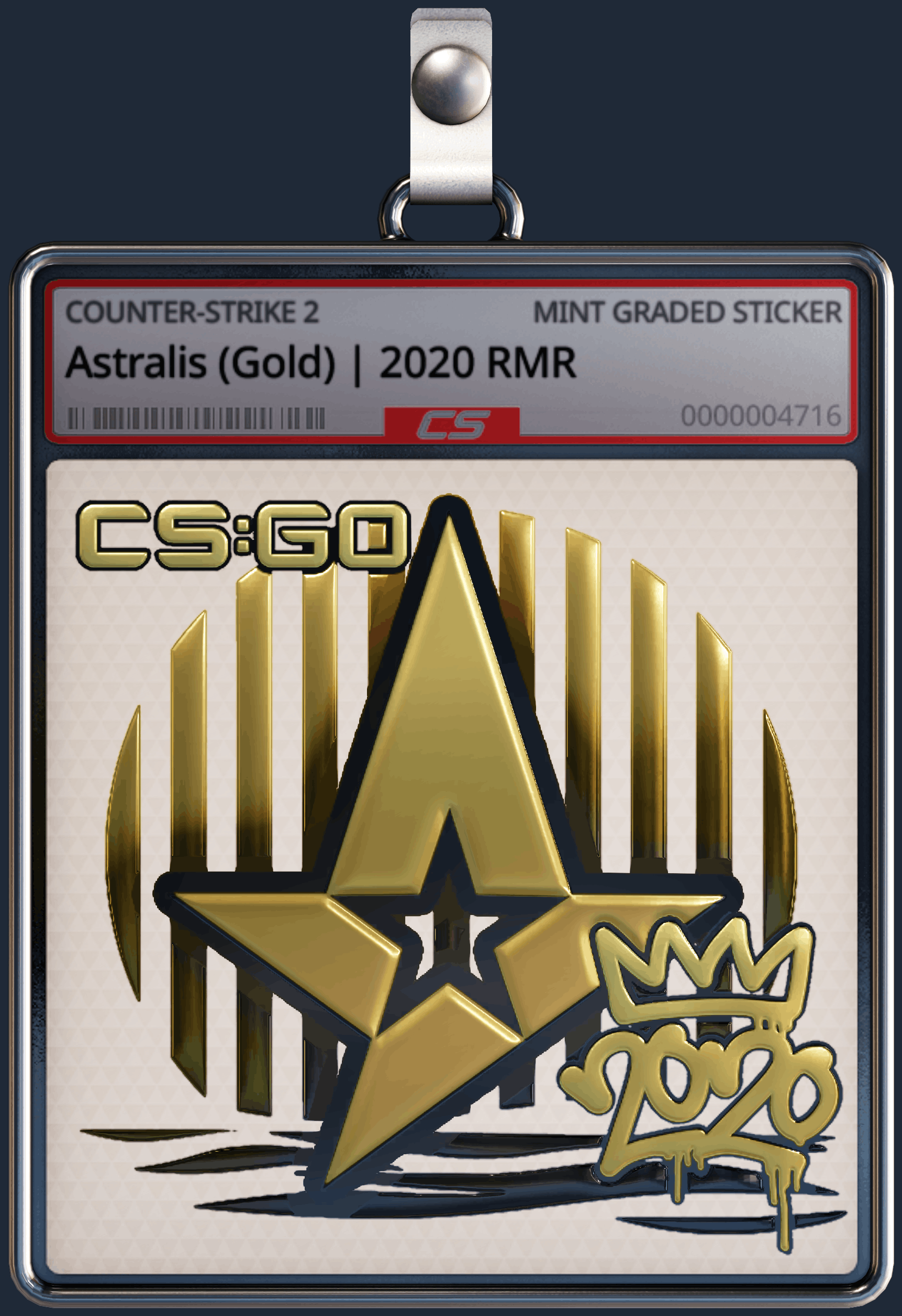 Sticker | Astralis (Gold) | 2020 RMR Image