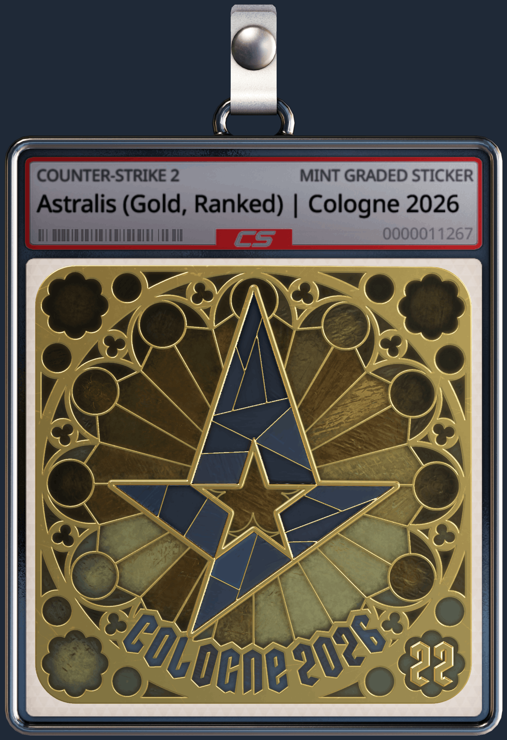 Sticker | Astralis (Gold, Ranked) | Cologne 2026 Image