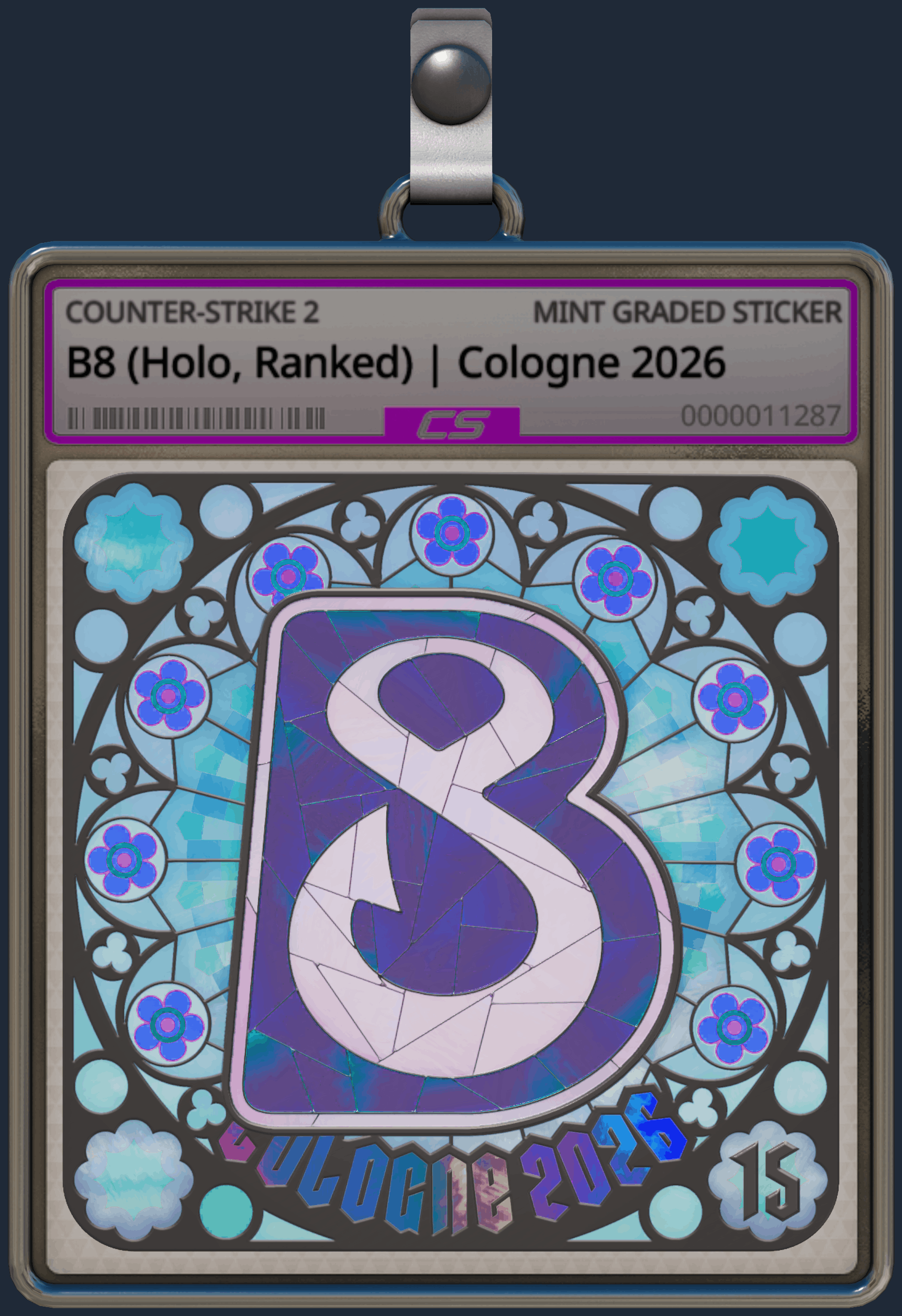 Sticker | B8 (Holo, Ranked) | Cologne 2026 Image