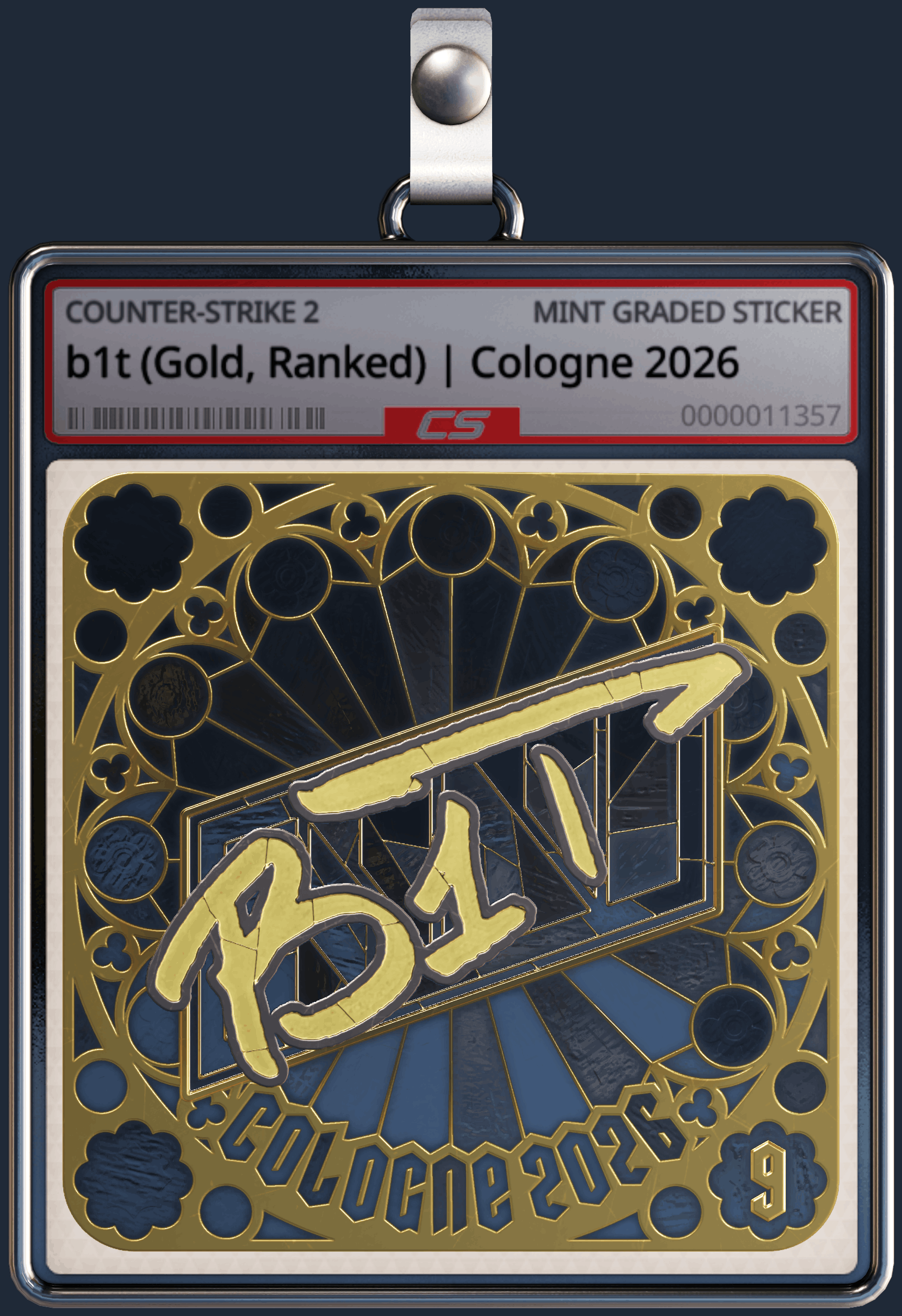 Sticker | b1t (Gold, Ranked) | Cologne 2026 Image