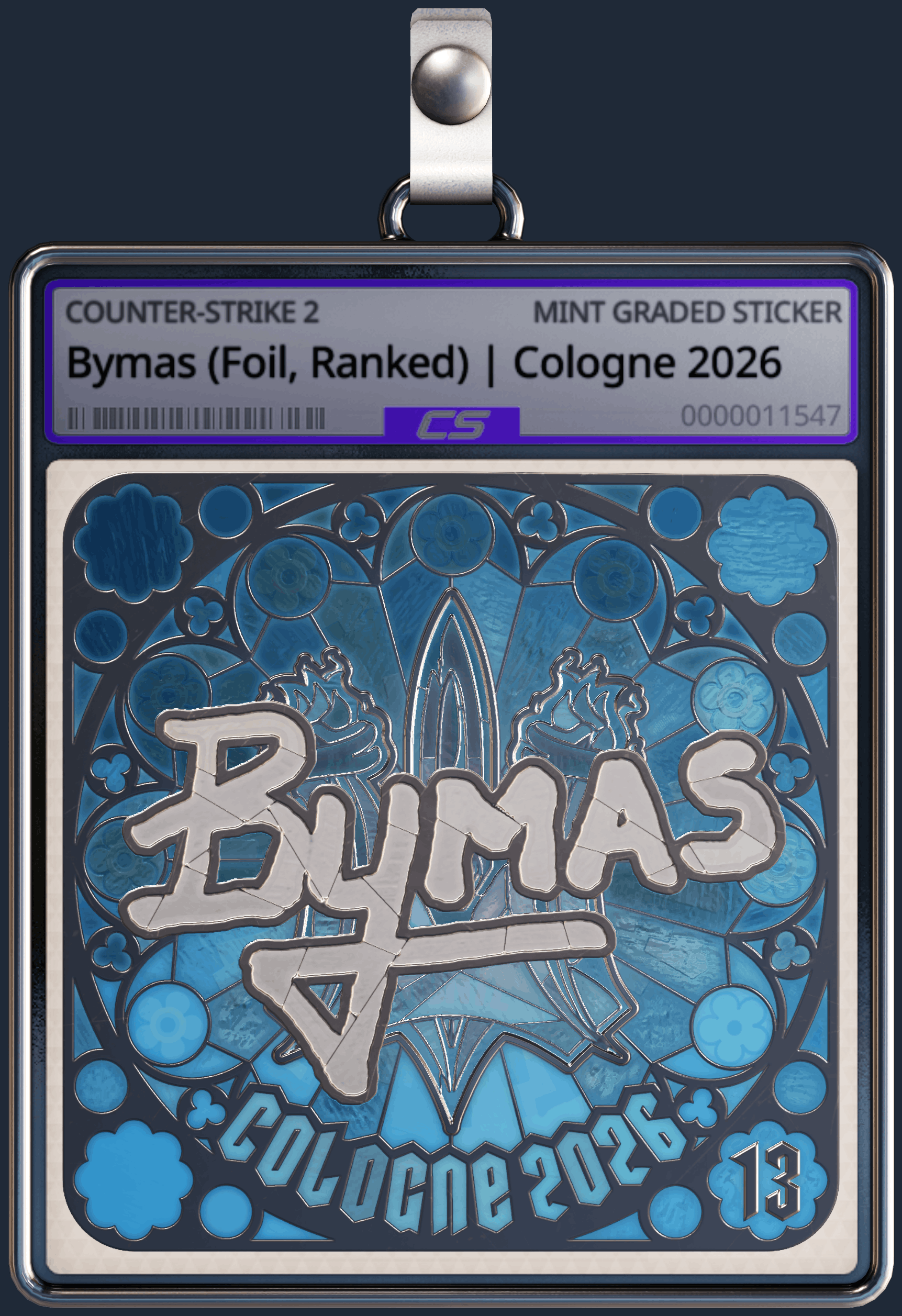 Sticker | Bymas (Foil, Ranked) | Cologne 2026 Image
