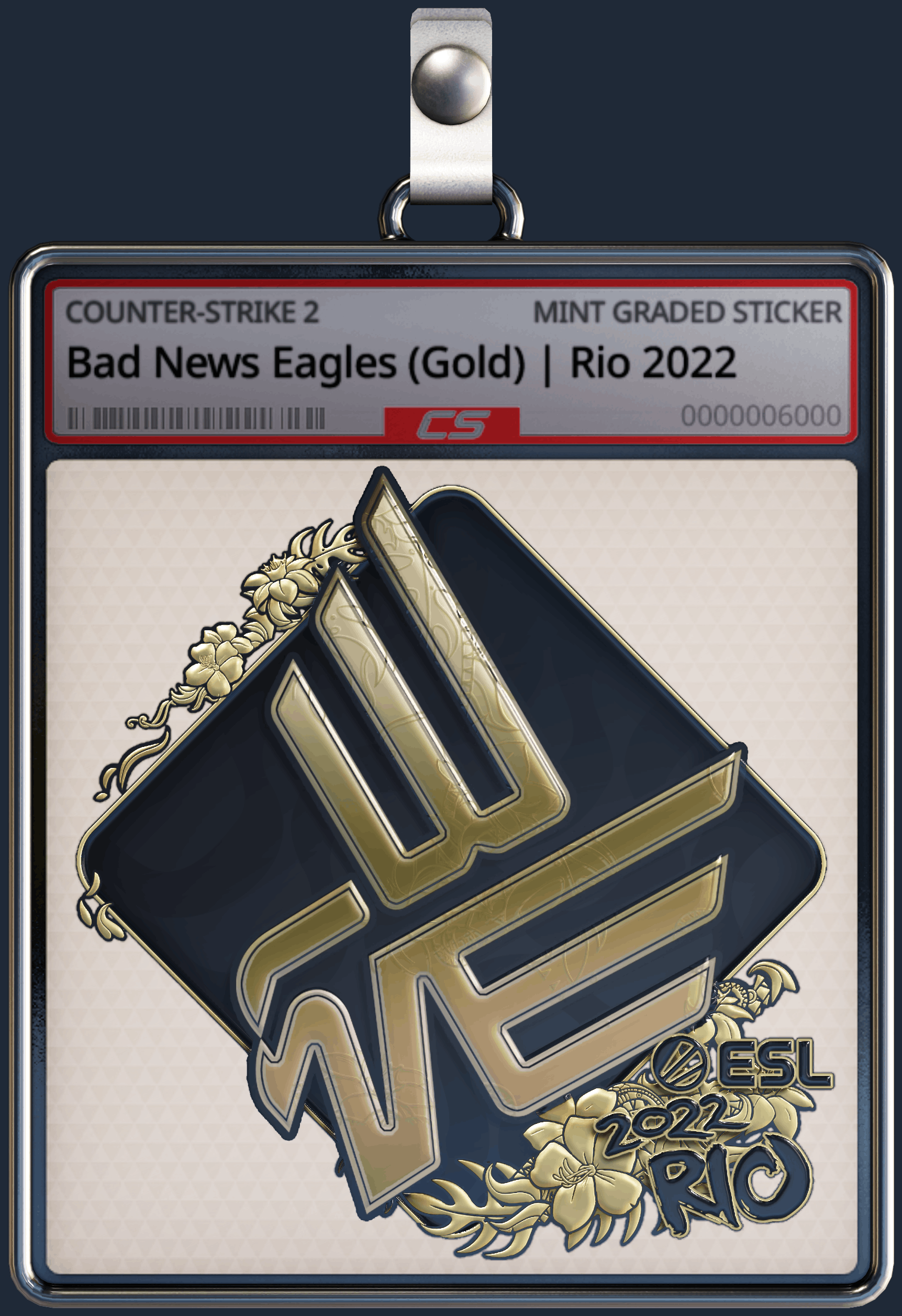 Sticker | Bad News Eagles (Gold) | Rio 2022 Image