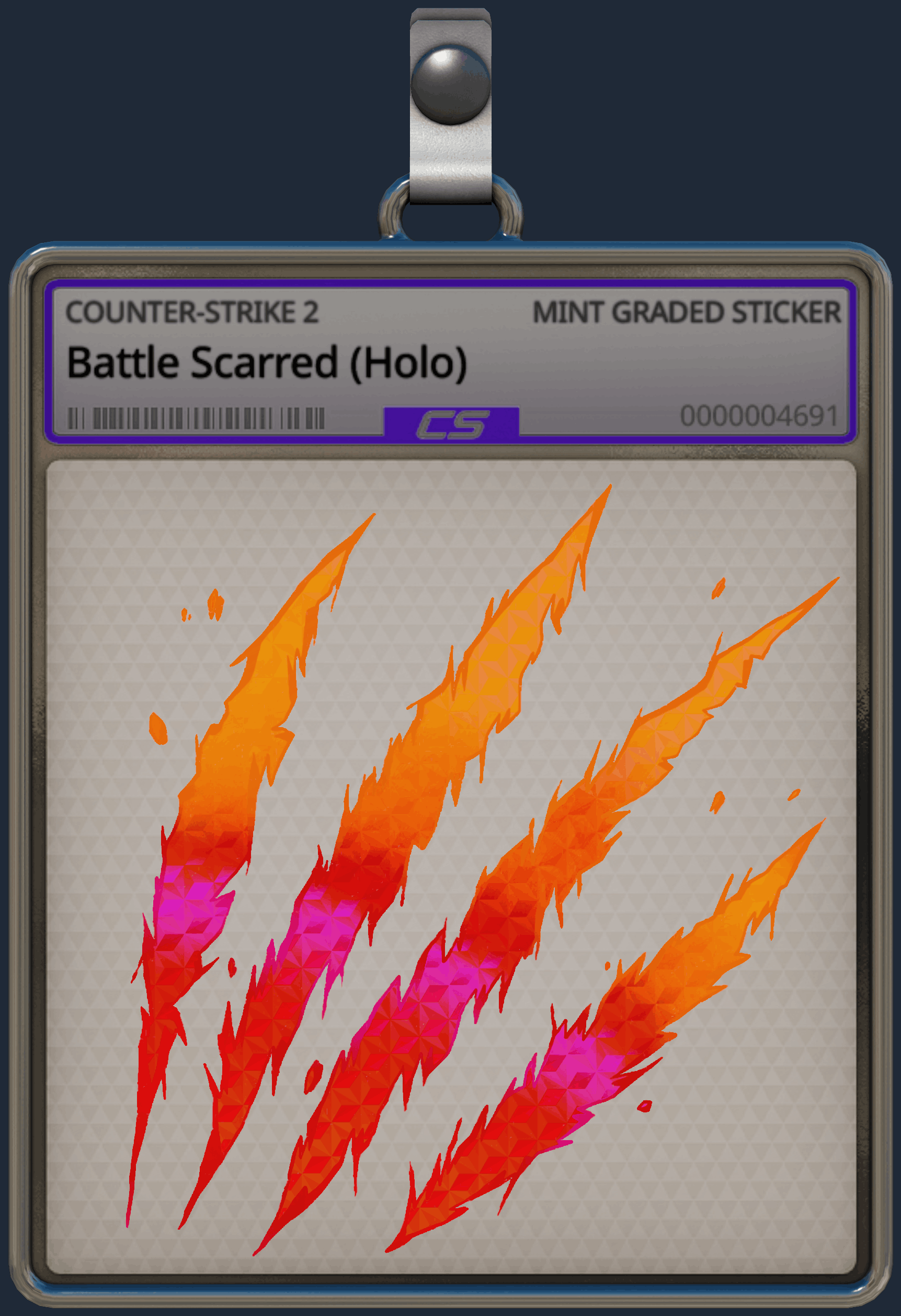 Sticker | Battle Scarred (Holo) Image