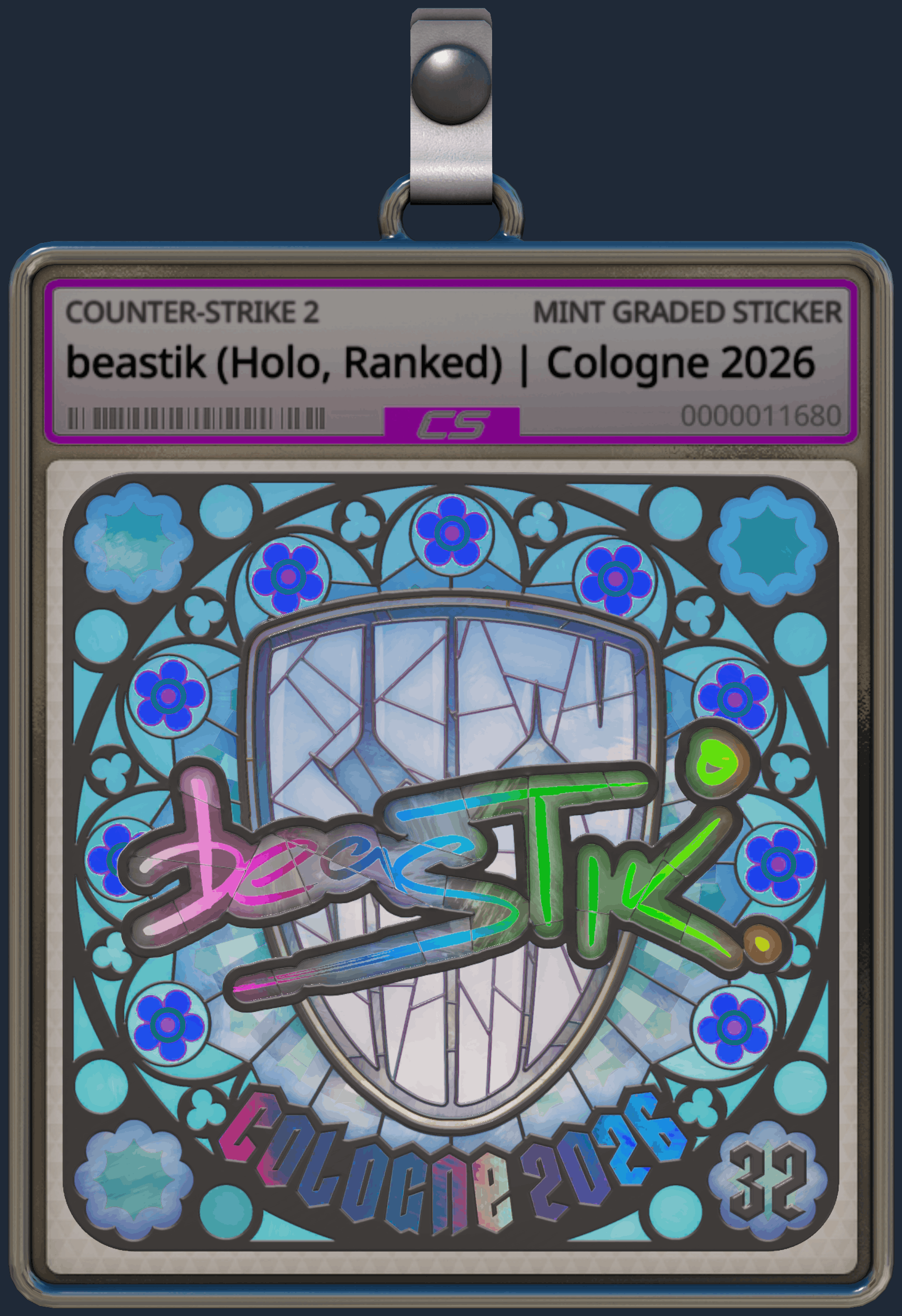 Sticker | beastik (Holo, Ranked) | Cologne 2026 Image