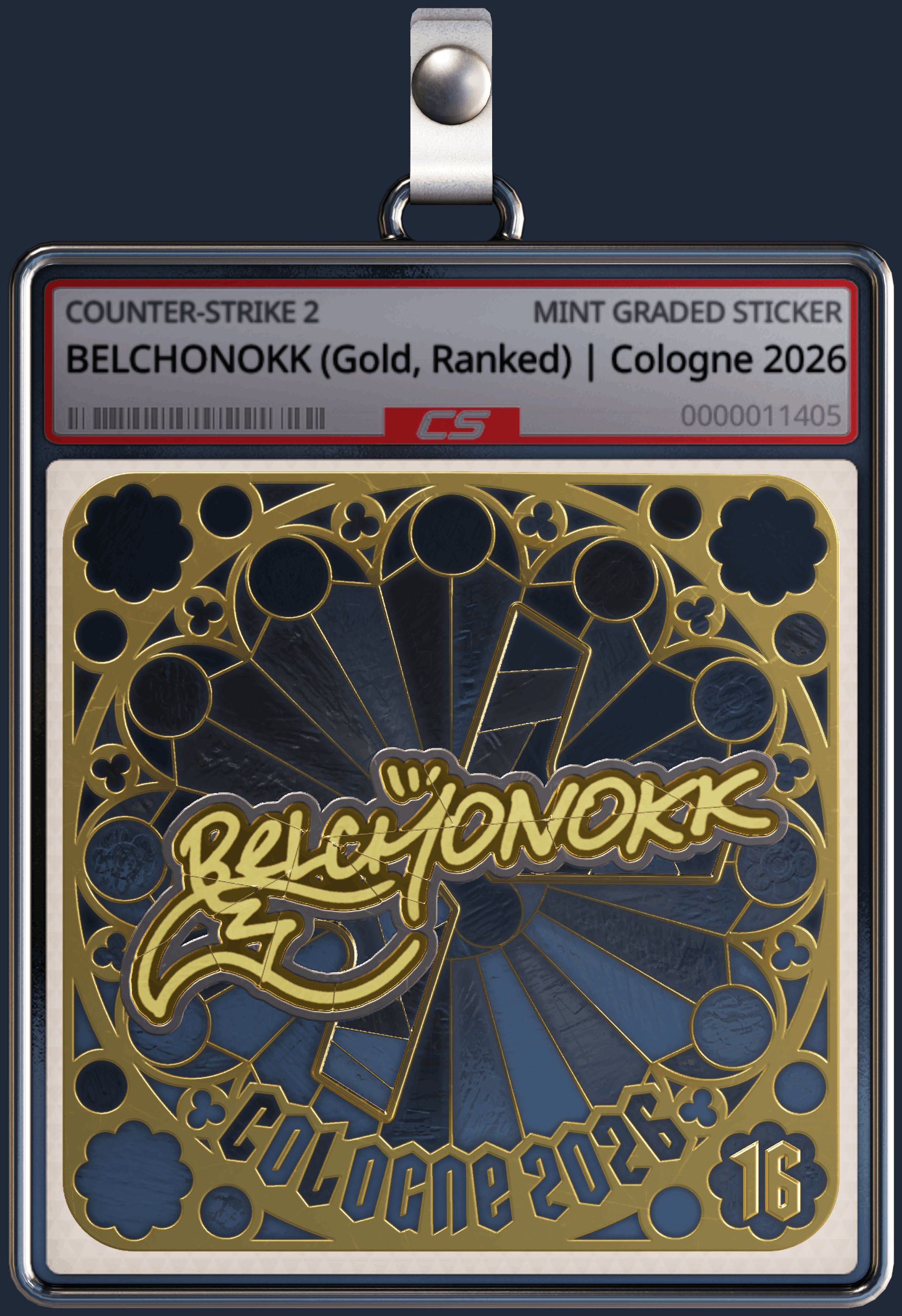 Sticker | BELCHONOKK (Gold, Ranked) | Cologne 2026 Image