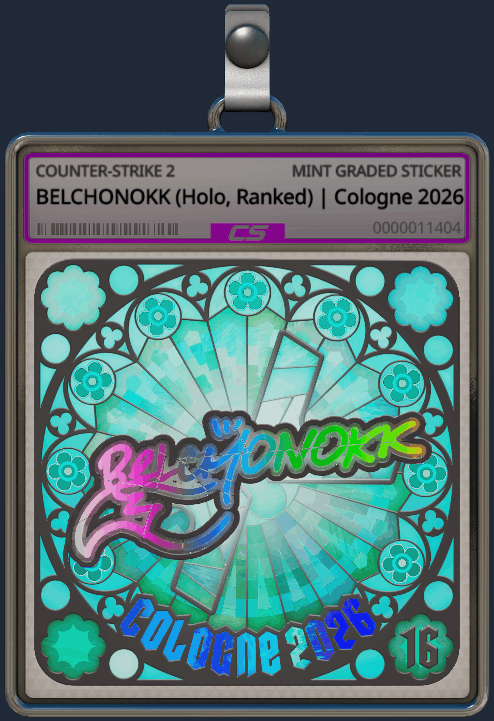 Sticker | BELCHONOKK (Holo, Ranked) | Cologne 2026 Image