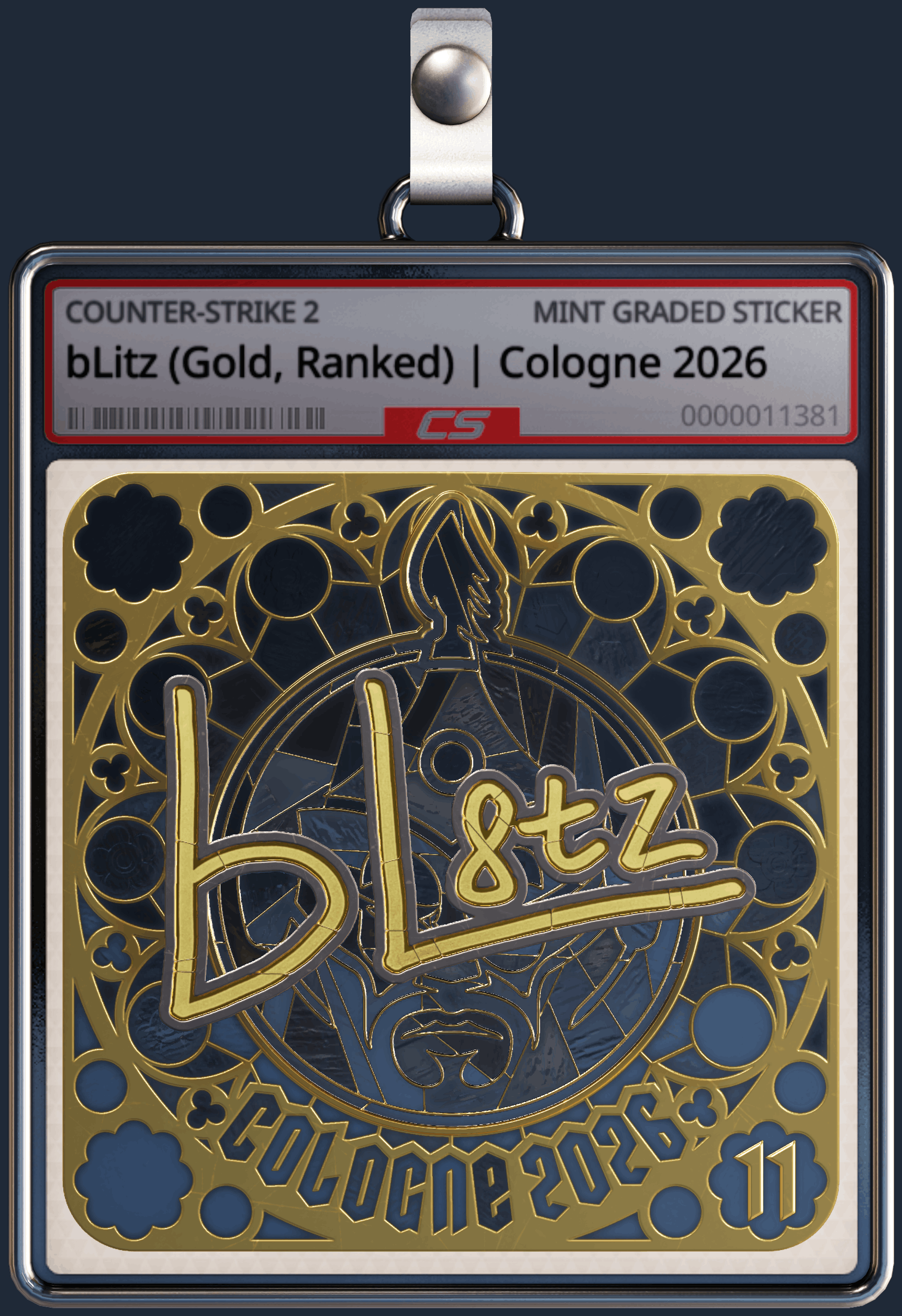 Sticker | bLitz (Gold, Ranked) | Cologne 2026 Image