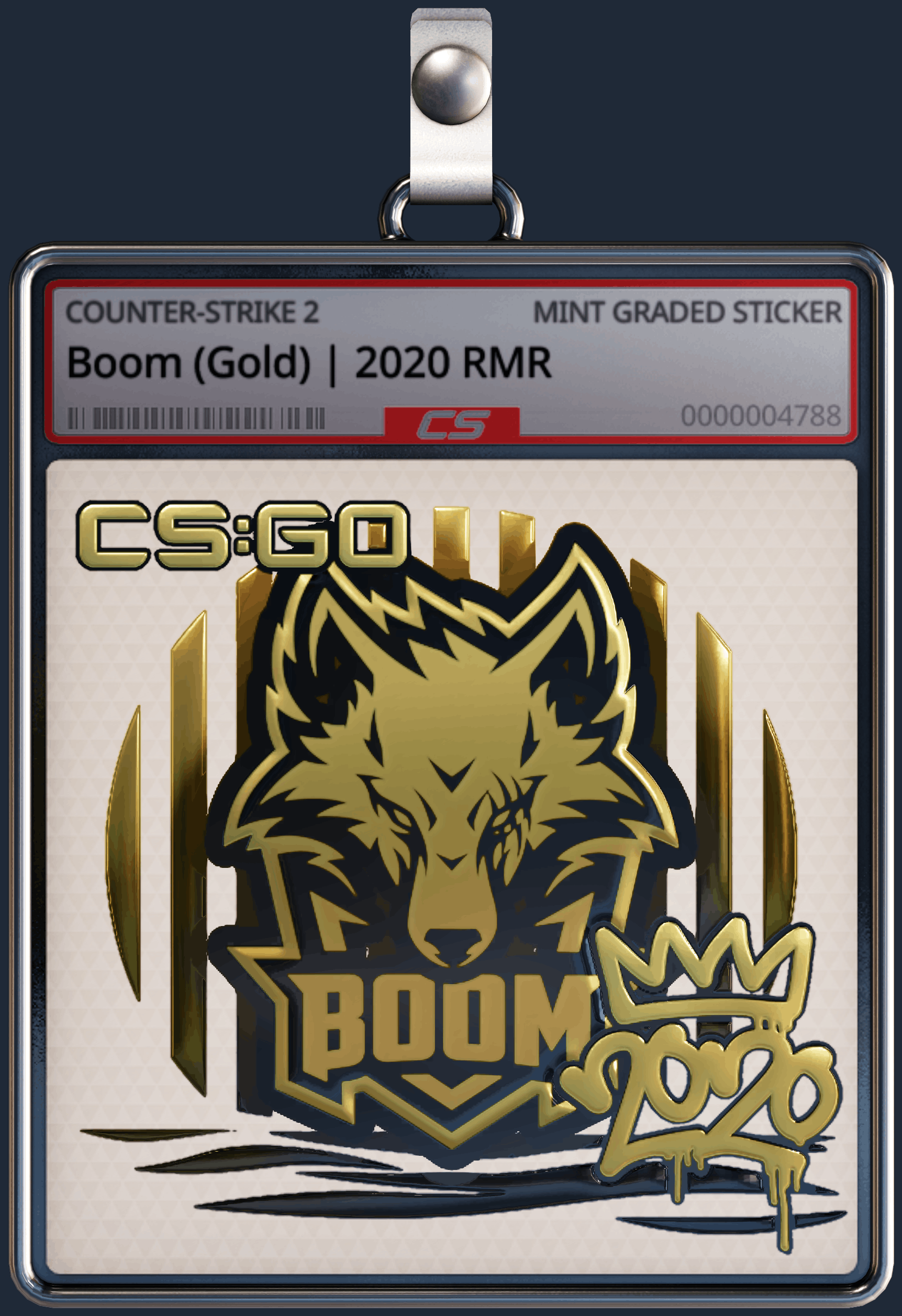 Sticker | Boom (Gold) | 2020 RMR Image