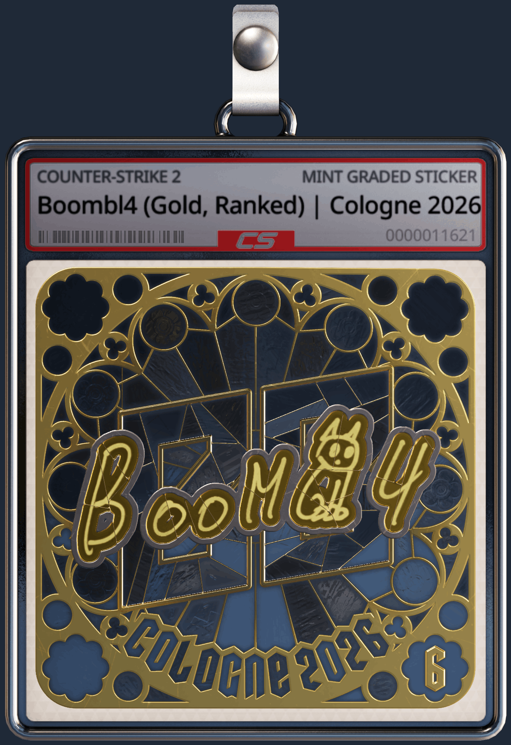 Sticker | Boombl4 (Gold, Ranked) | Cologne 2026 Image