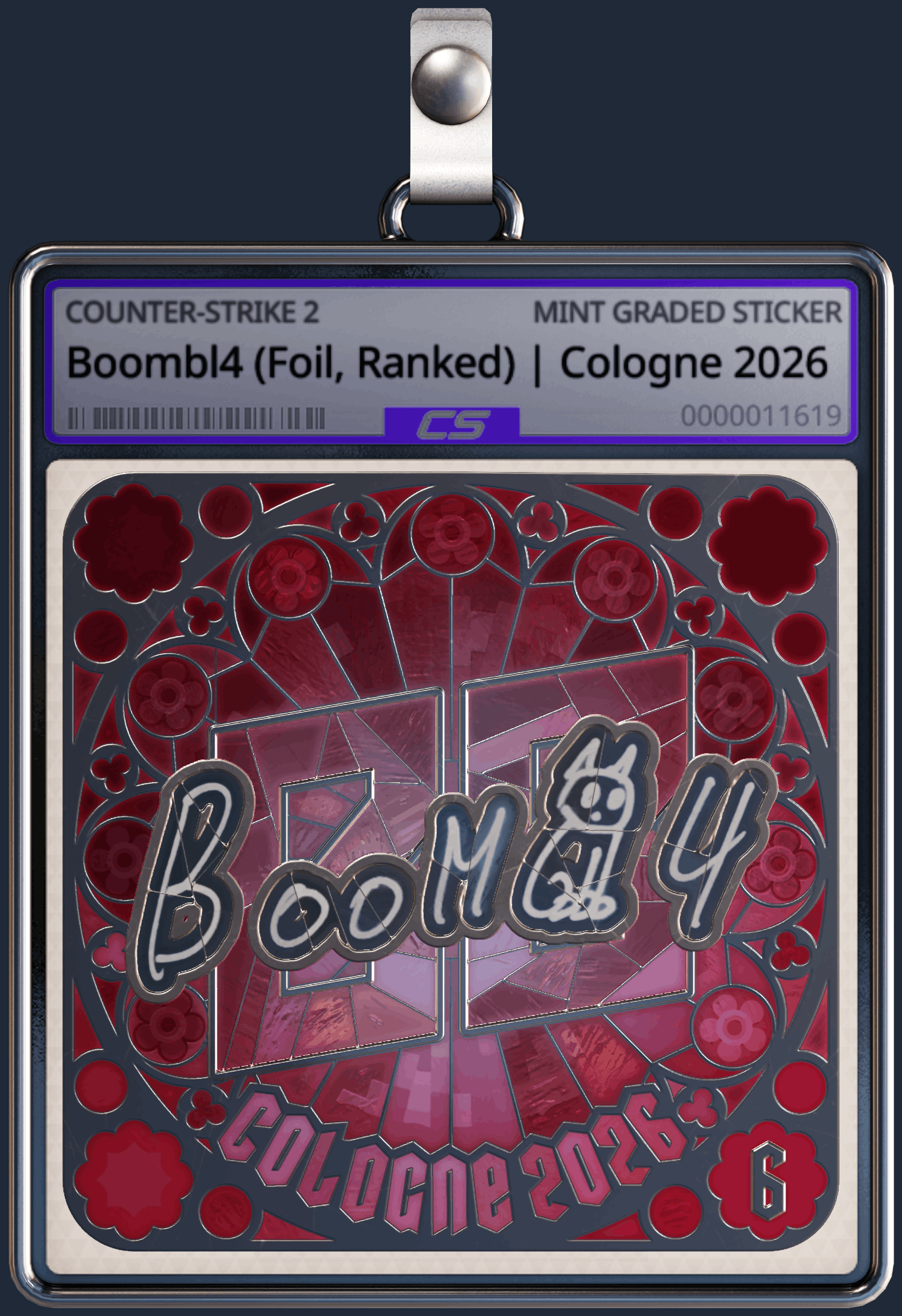 Sticker | Boombl4 (Foil, Ranked) | Cologne 2026 Image