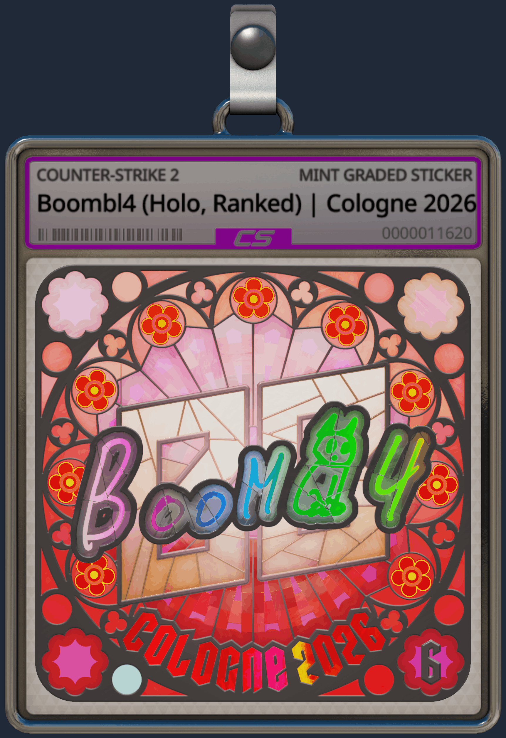 Sticker | Boombl4 (Holo, Ranked) | Cologne 2026 Image