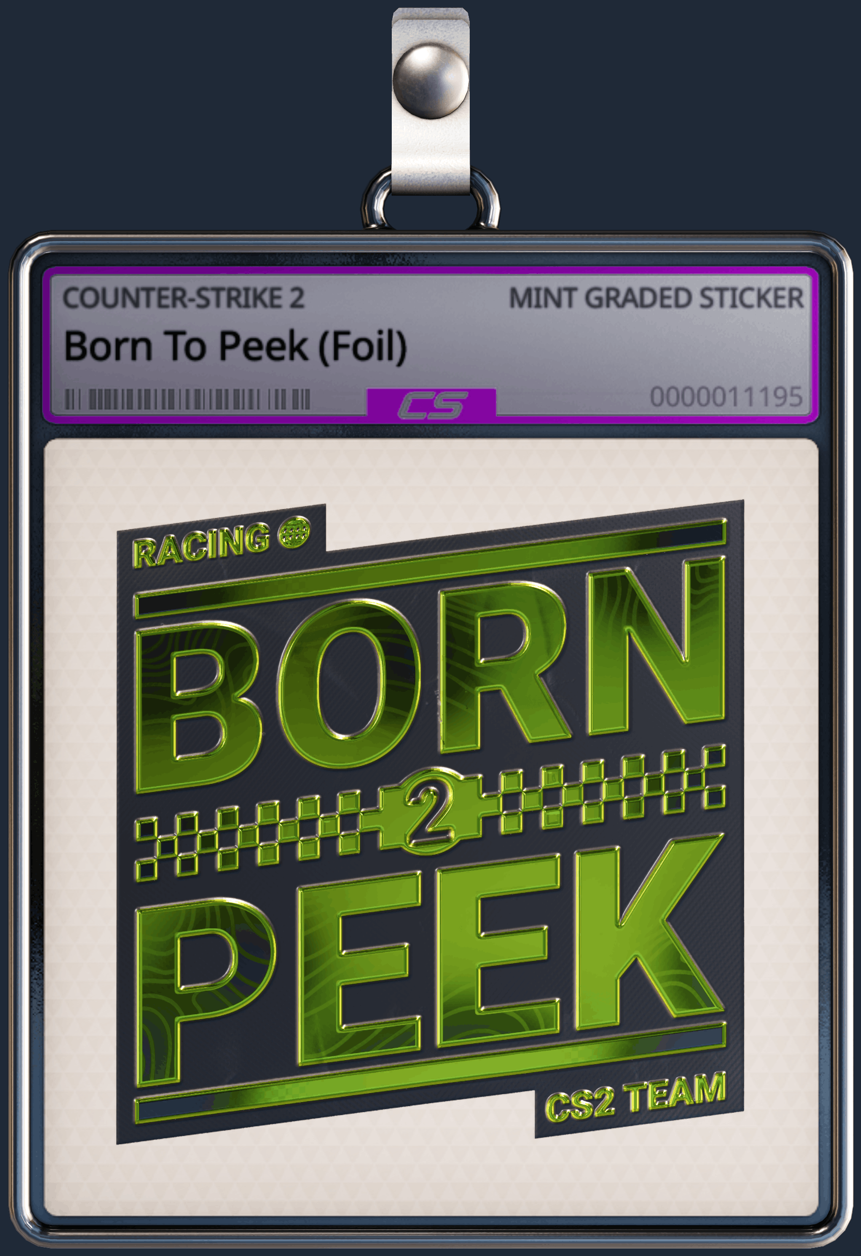 Sticker | Born To Peek (Foil) Image