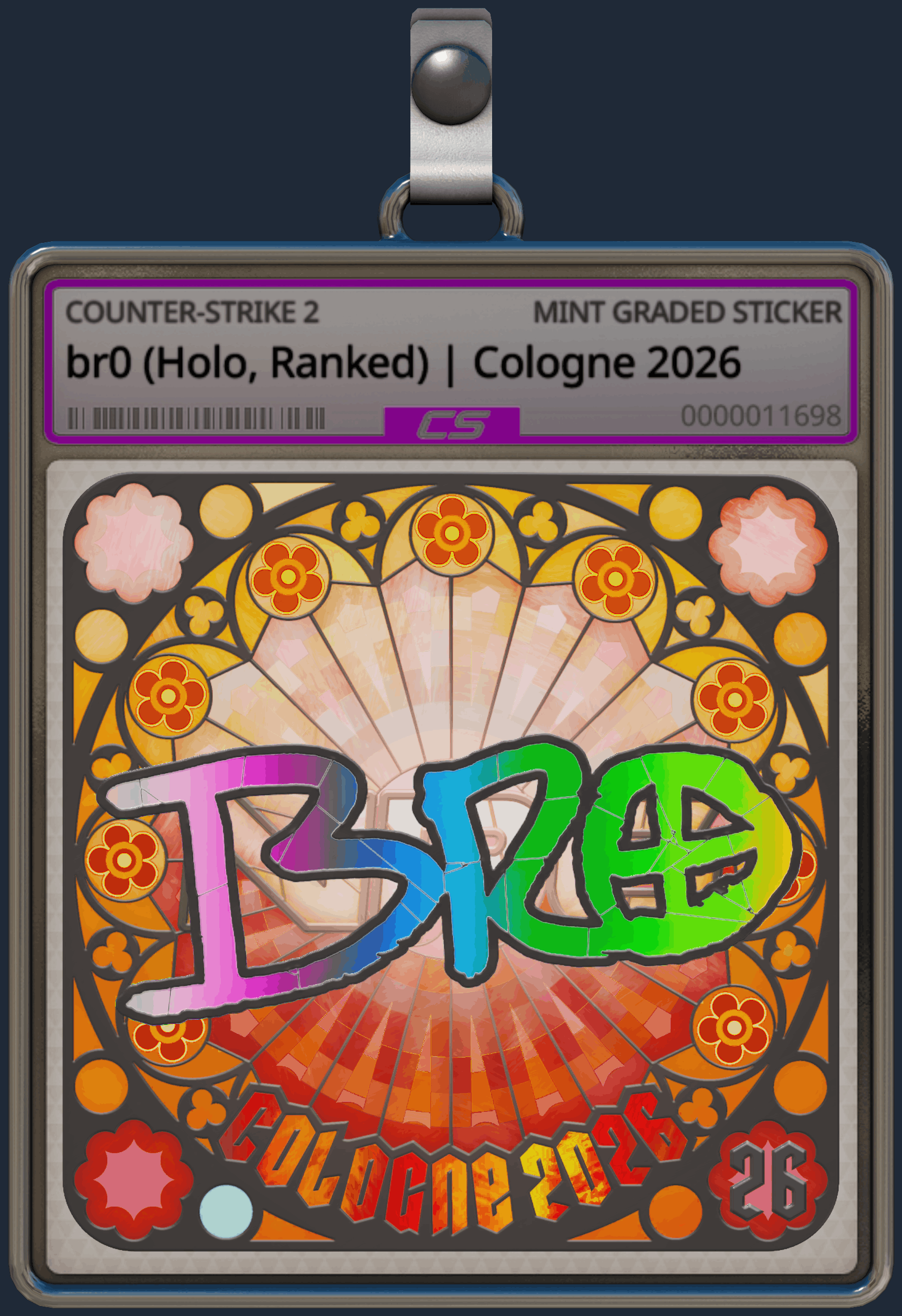 Sticker | br0 (Holo, Ranked) | Cologne 2026 Image