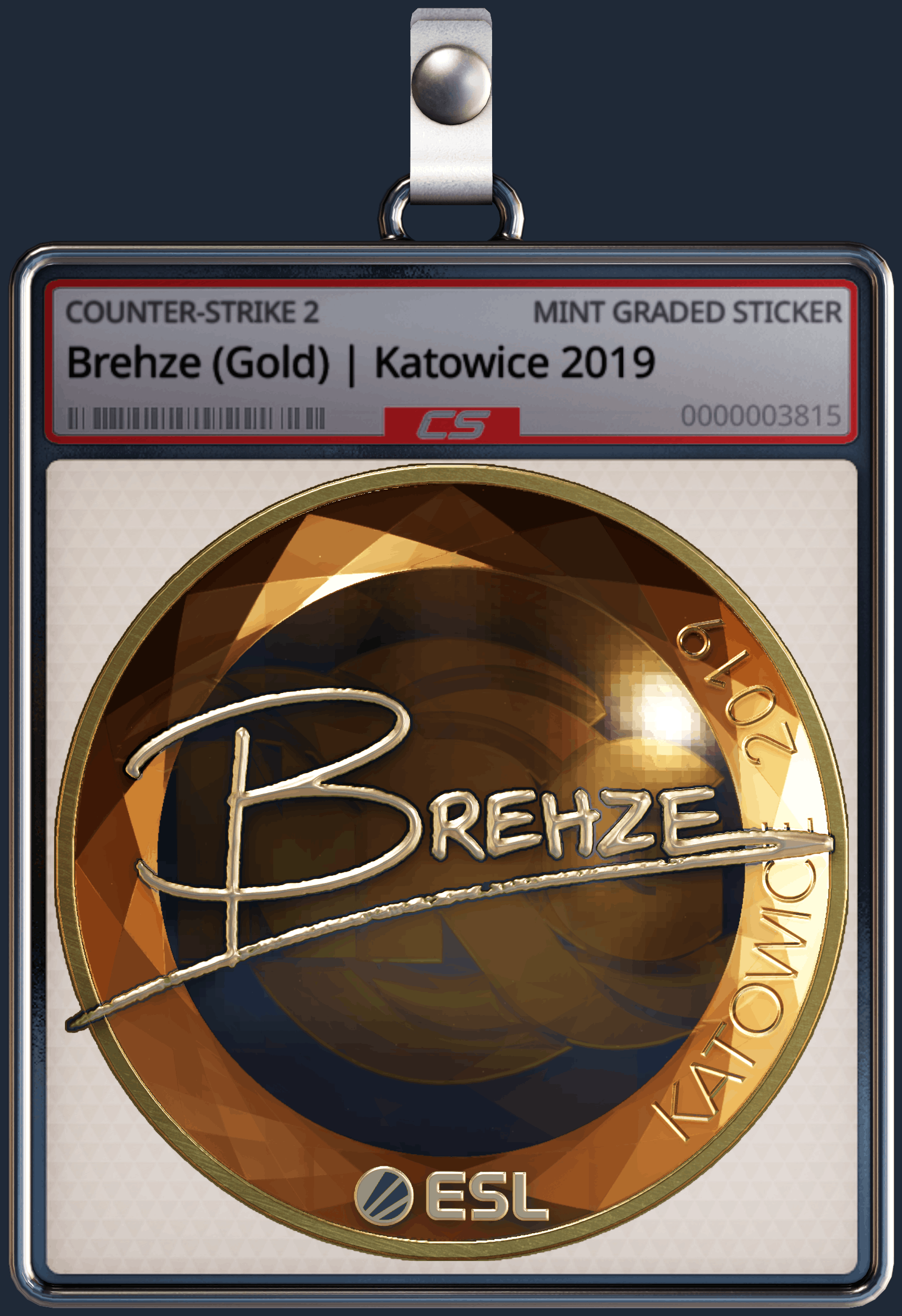 Sticker | Brehze (Gold) | Katowice 2019 Image